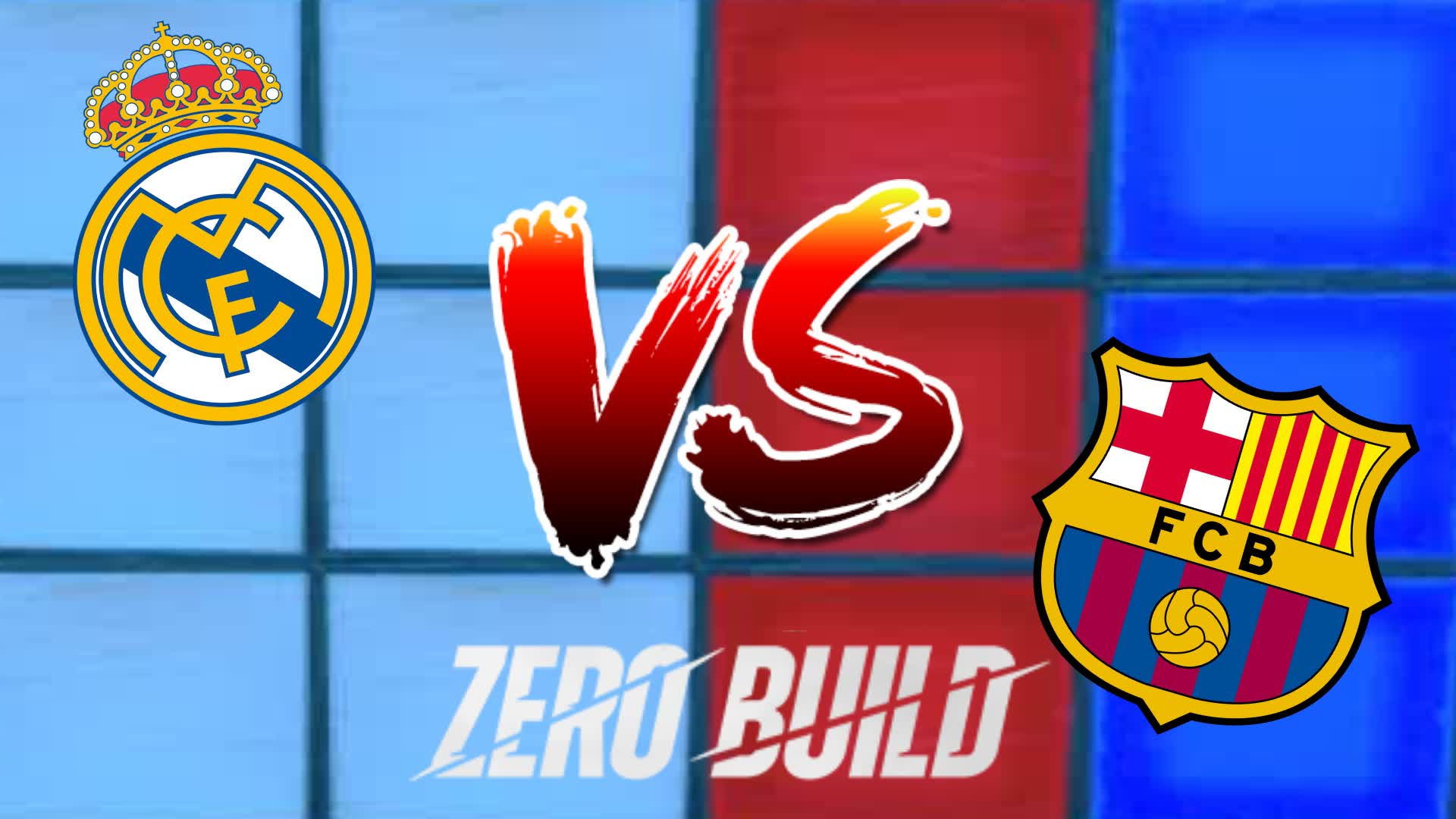 NO BUILD REAL ⚪️ VS BARCA 🔴🔵