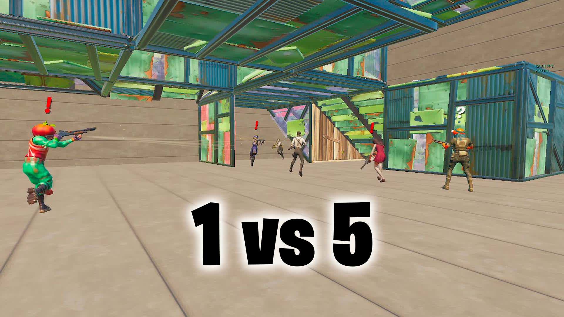 You alone against 5