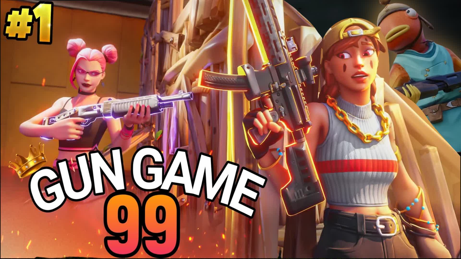 👑 CRAMMED FIGHT📦GUN GAME