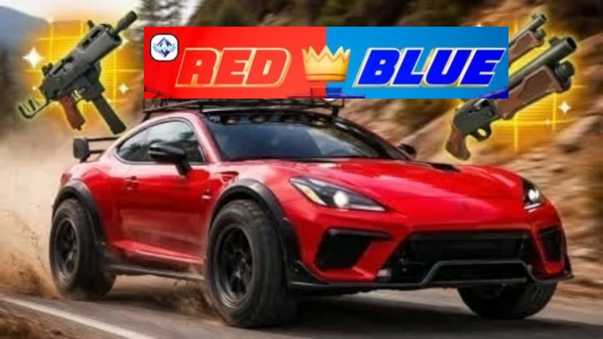 MEGA FREE SUPER RED VS BLUE 🔴🔵