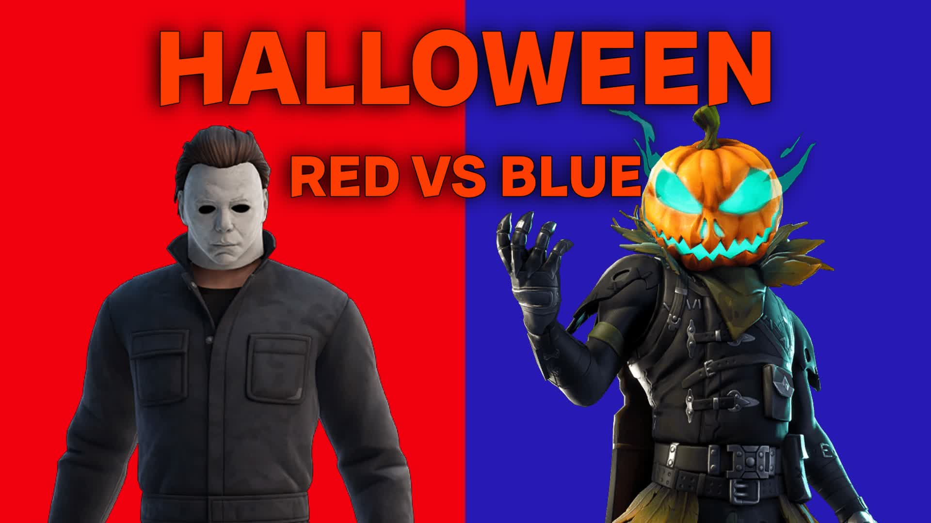 🎃HALLOWEEN🎃 🔴RED VS BLUE🔵