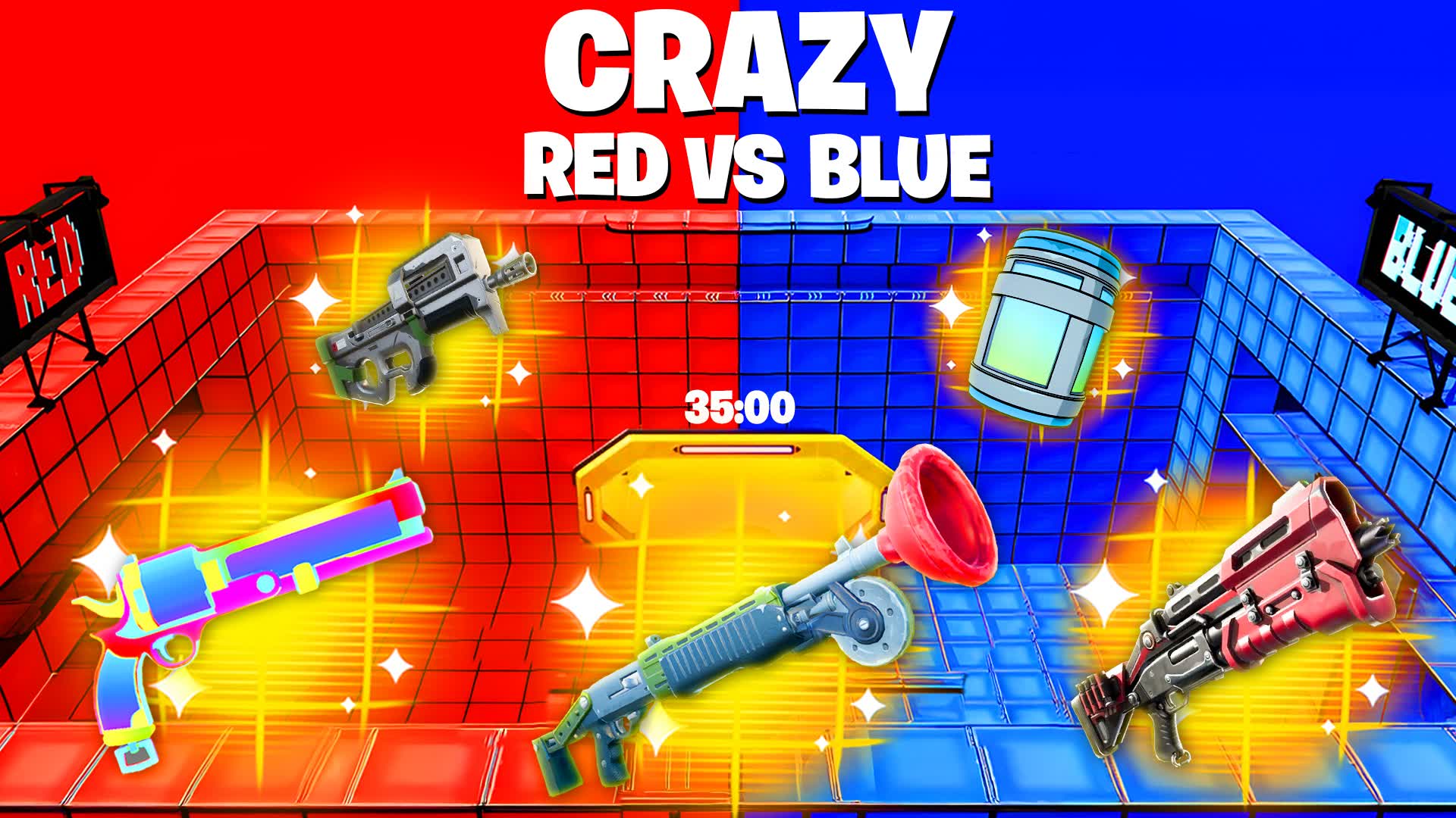 TMNT CRAZY RED VS BLUE 🔴🔵 (NEW COMBAT)
