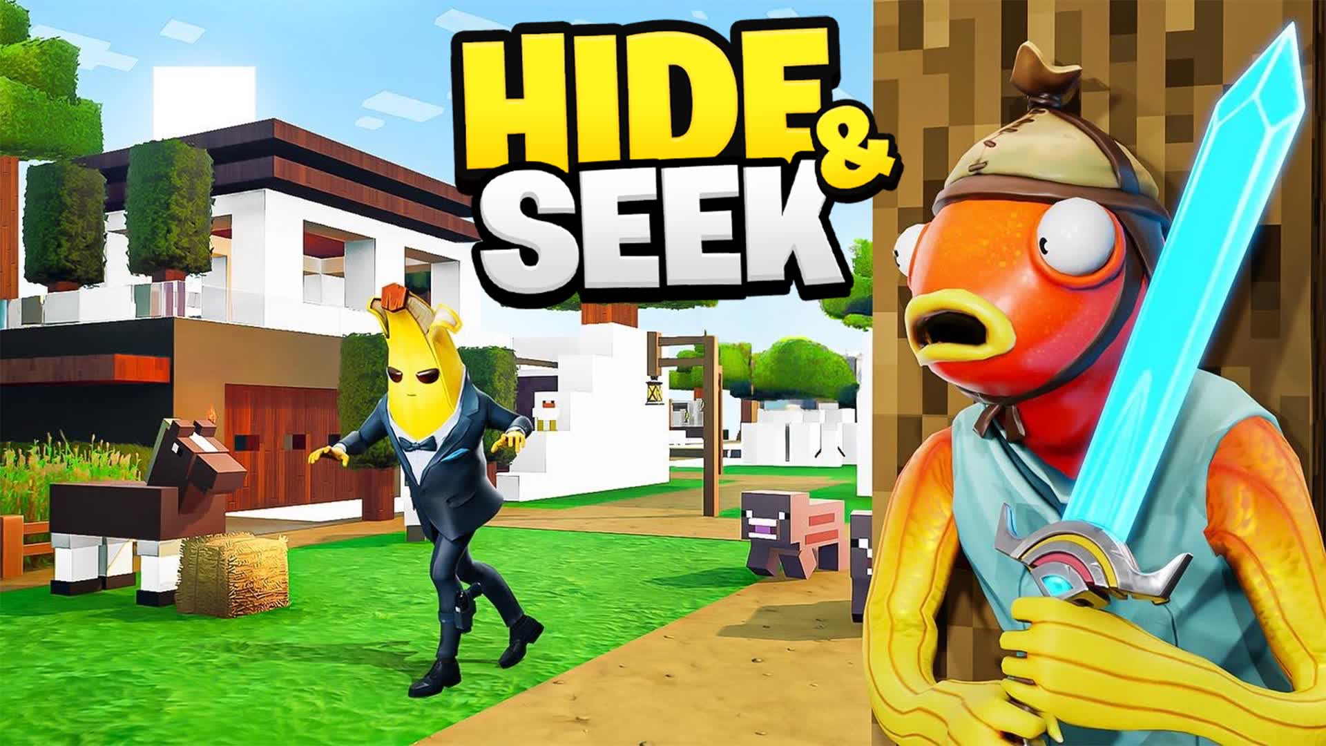 🏹FORTCRAFT HIDE AND SEEK!👀