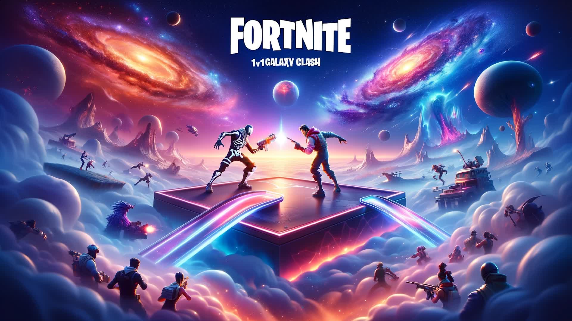 1v1 Galaxy Clash: Be Fortnite's Best!