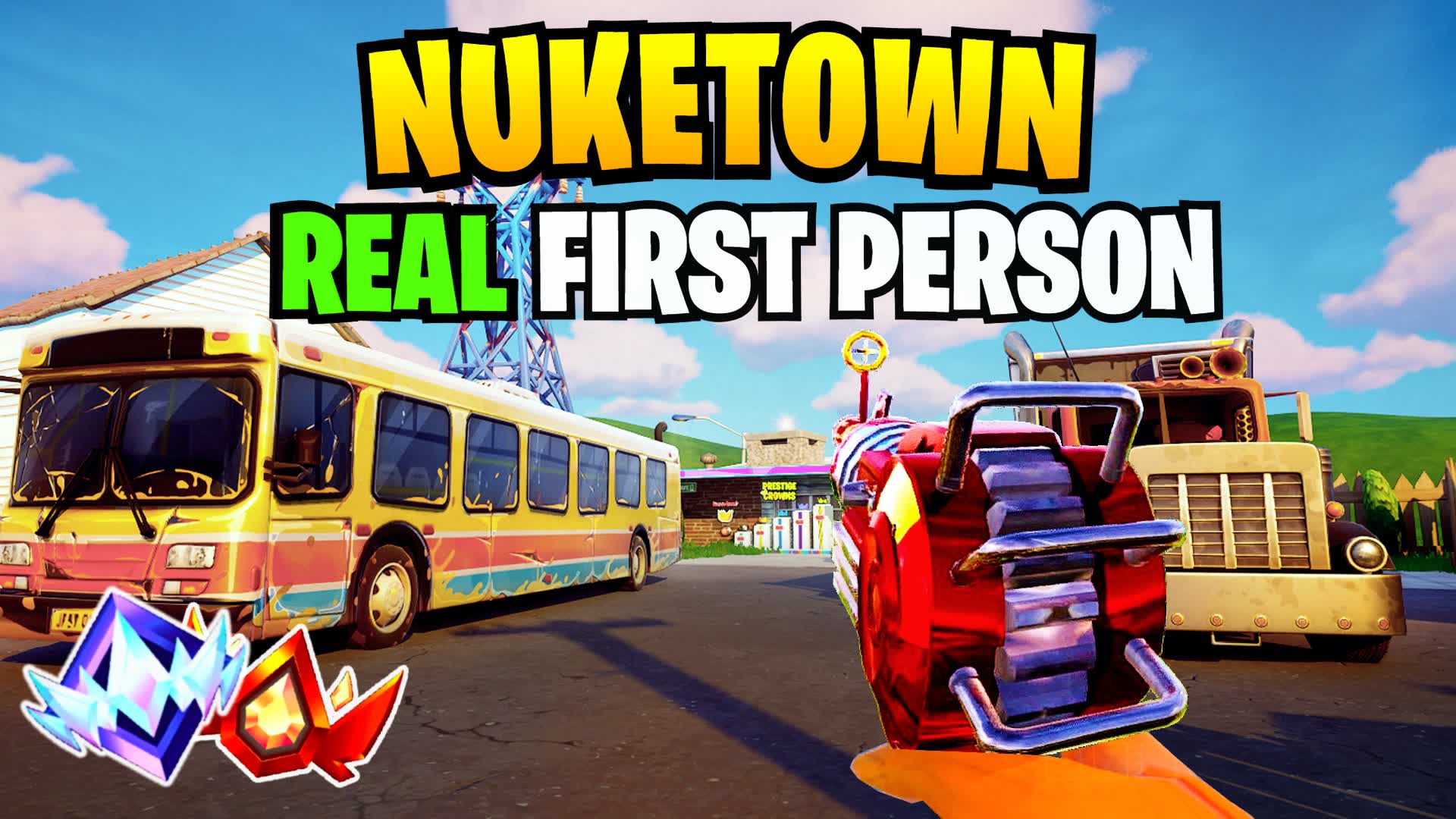FIRST PERSON NUKETOWN 🎄 GUN GAME 🔫 TDG