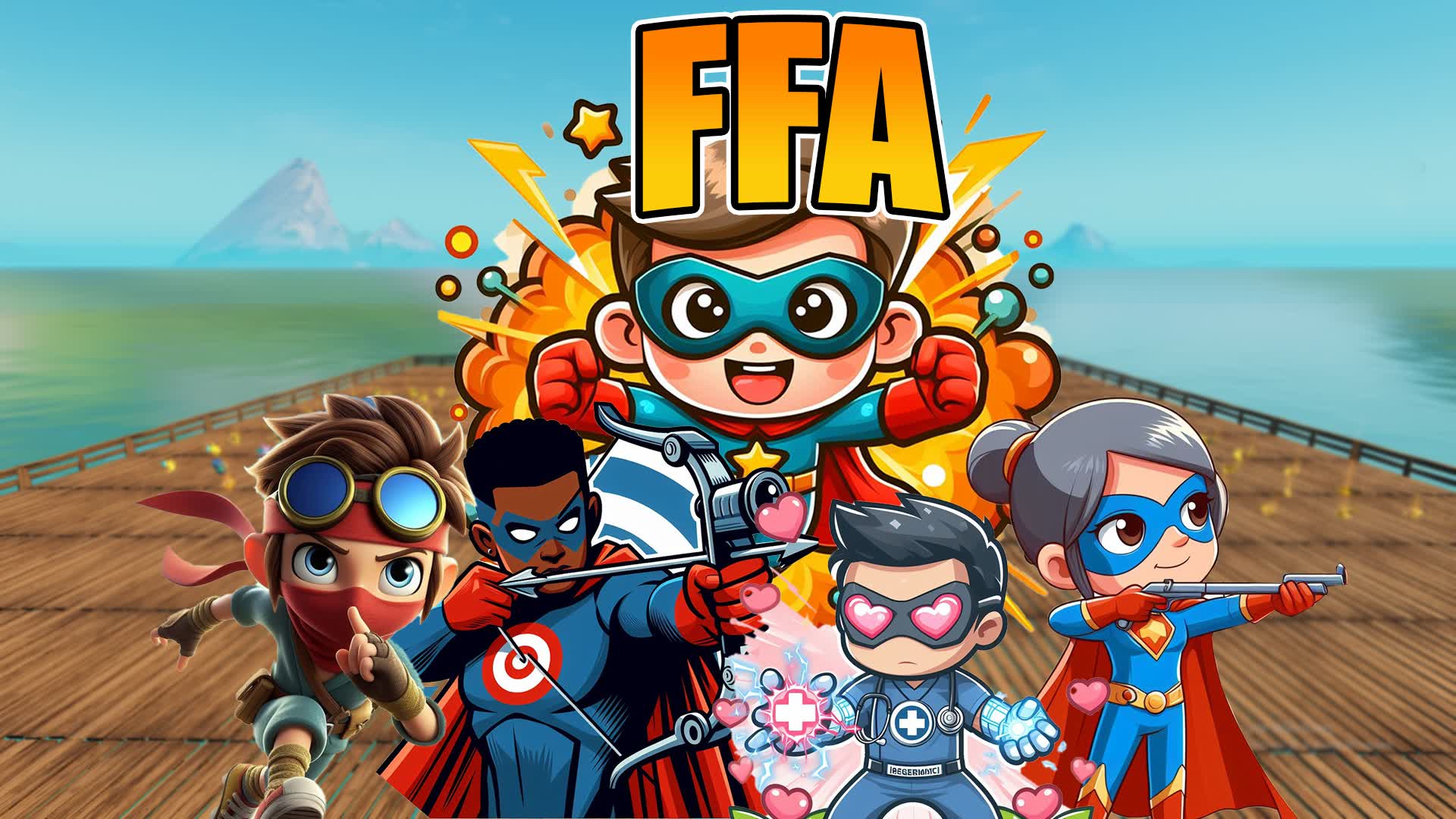 🦸‍♂️ Superpowers FFA Build Fights 🦸‍♂️
