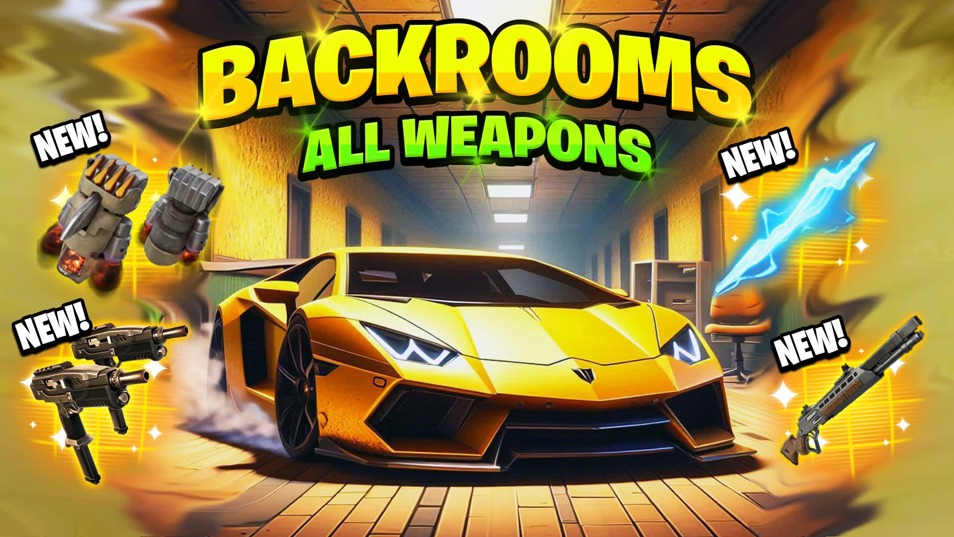 BACKROOMS FFA DRIVE - ALL WEAPONS ⭐