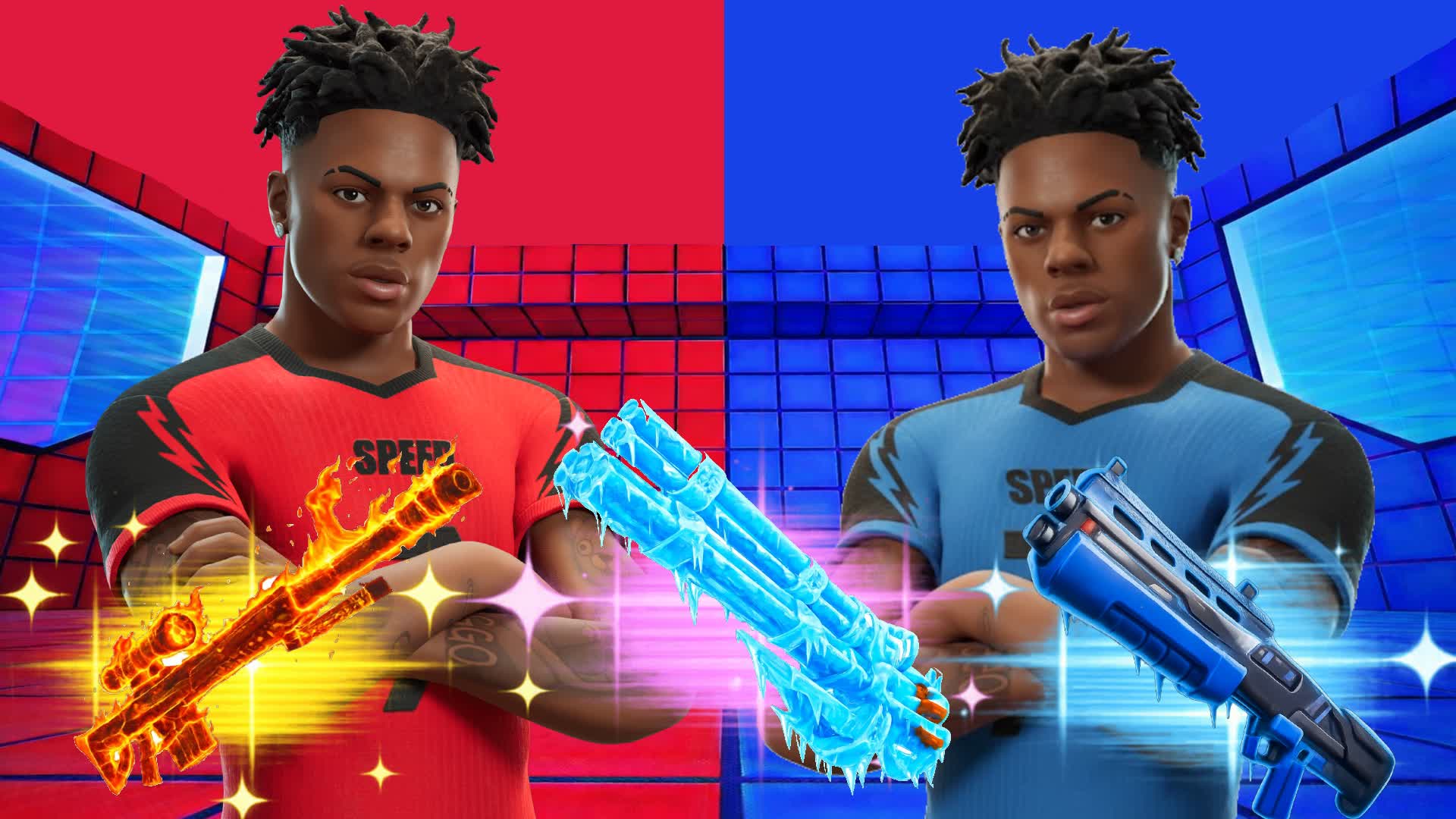SUPER OP RED VS BLUE 🔴🔵