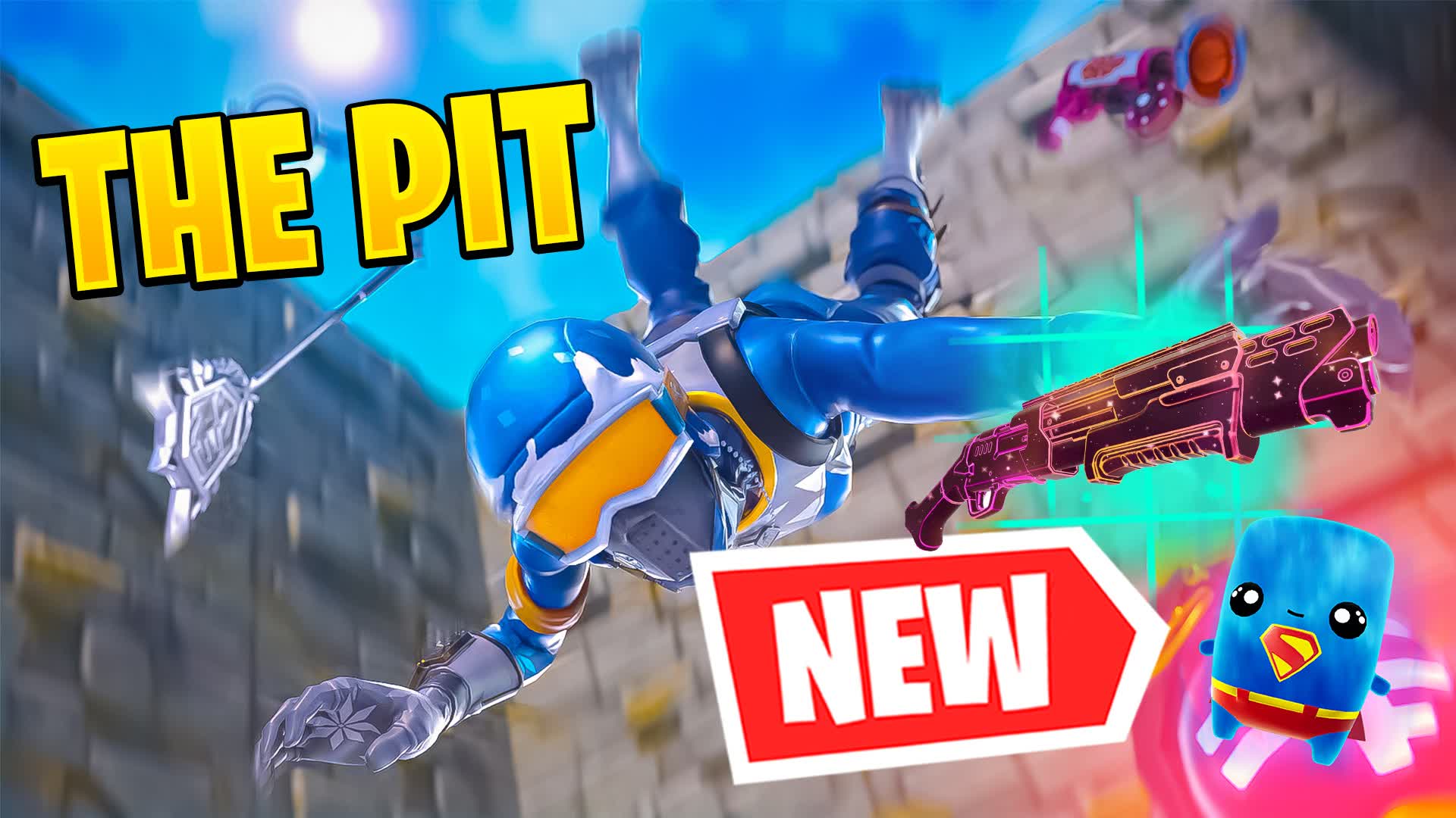 Tilted Pit FFA - All Weapons & Powers !