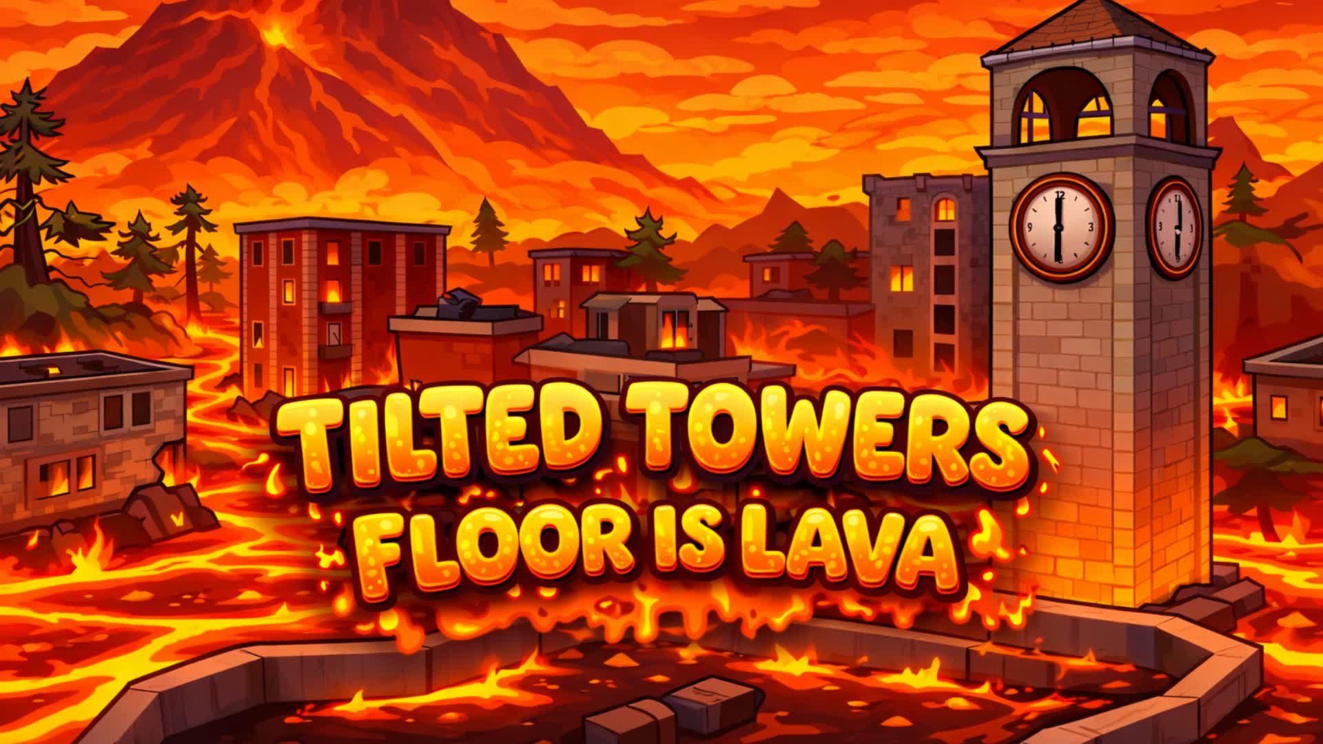 🔥EXTREME FLOOR IS LAVA (Tilted Towers)