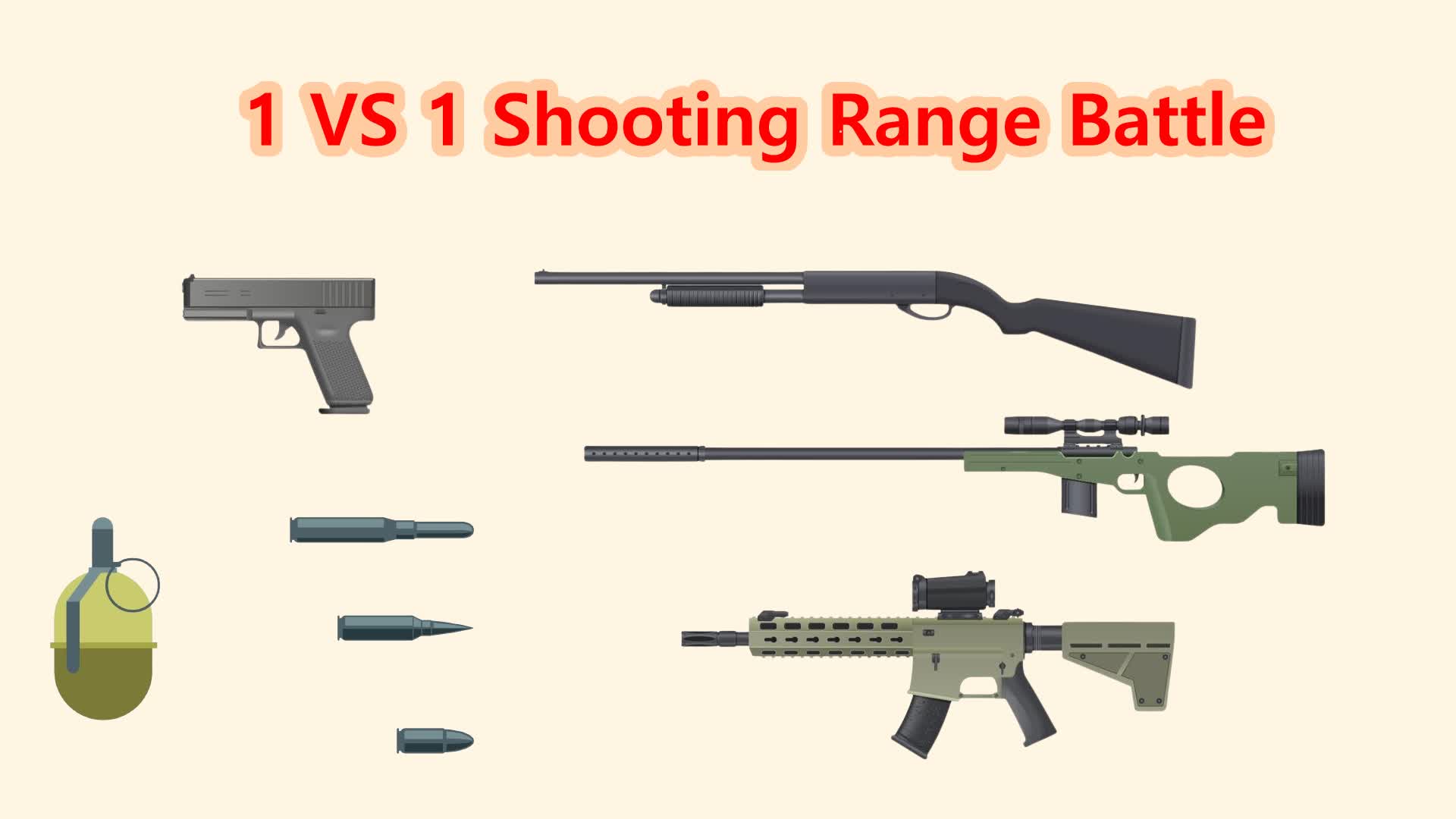 1vs1 Shooting Range