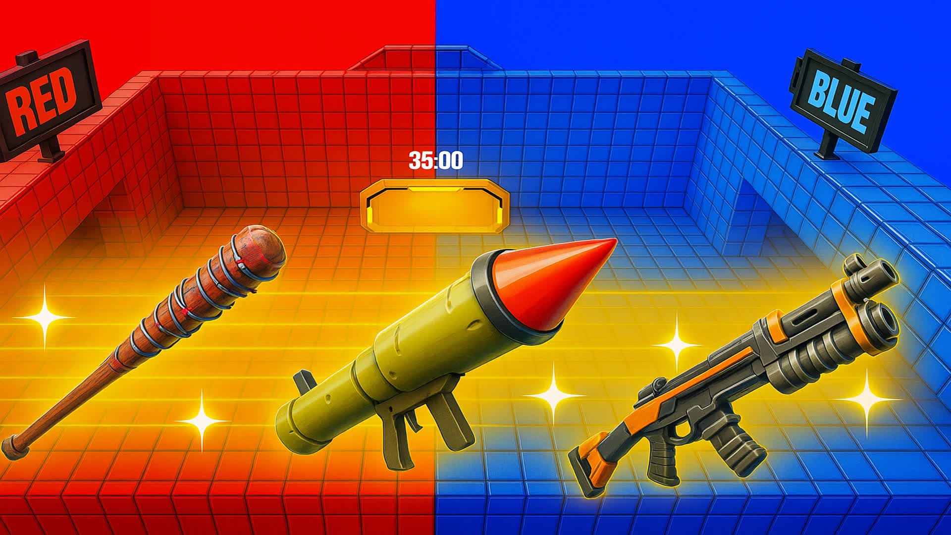🔴🔵 SUPER RED VS BLUE 🔴🔵