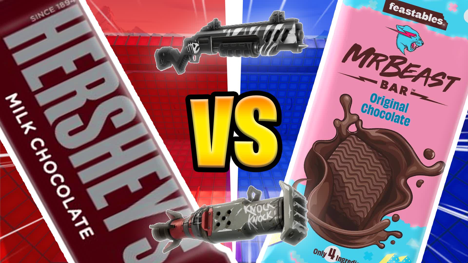 🔴🍫Hersheys VS Feastables🍫🔵