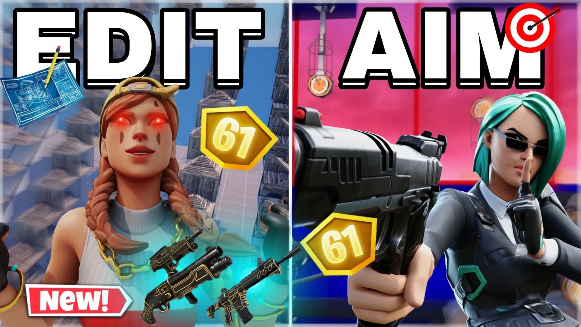 🎯TRAINING AIM , EDIT & FREE BUILD