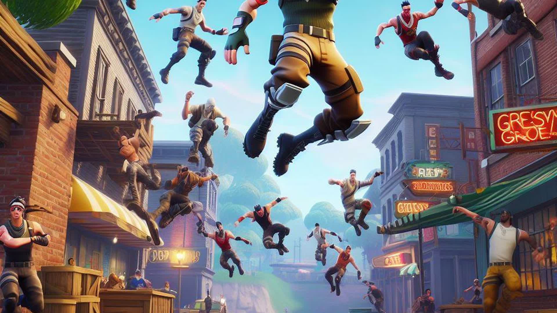 Mini Greasy Grove Parkour Challenge