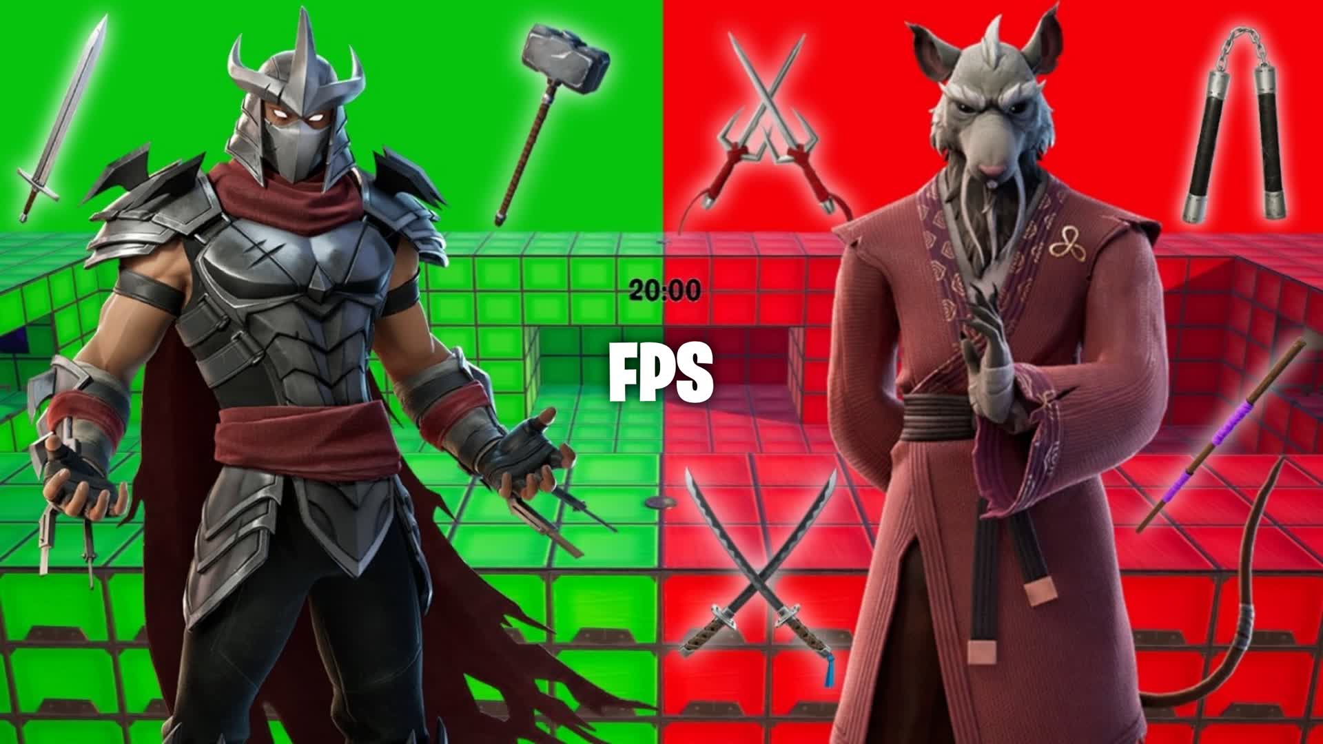 🔫TMNT: FSP SPLINTER VS SHREDDER🔫