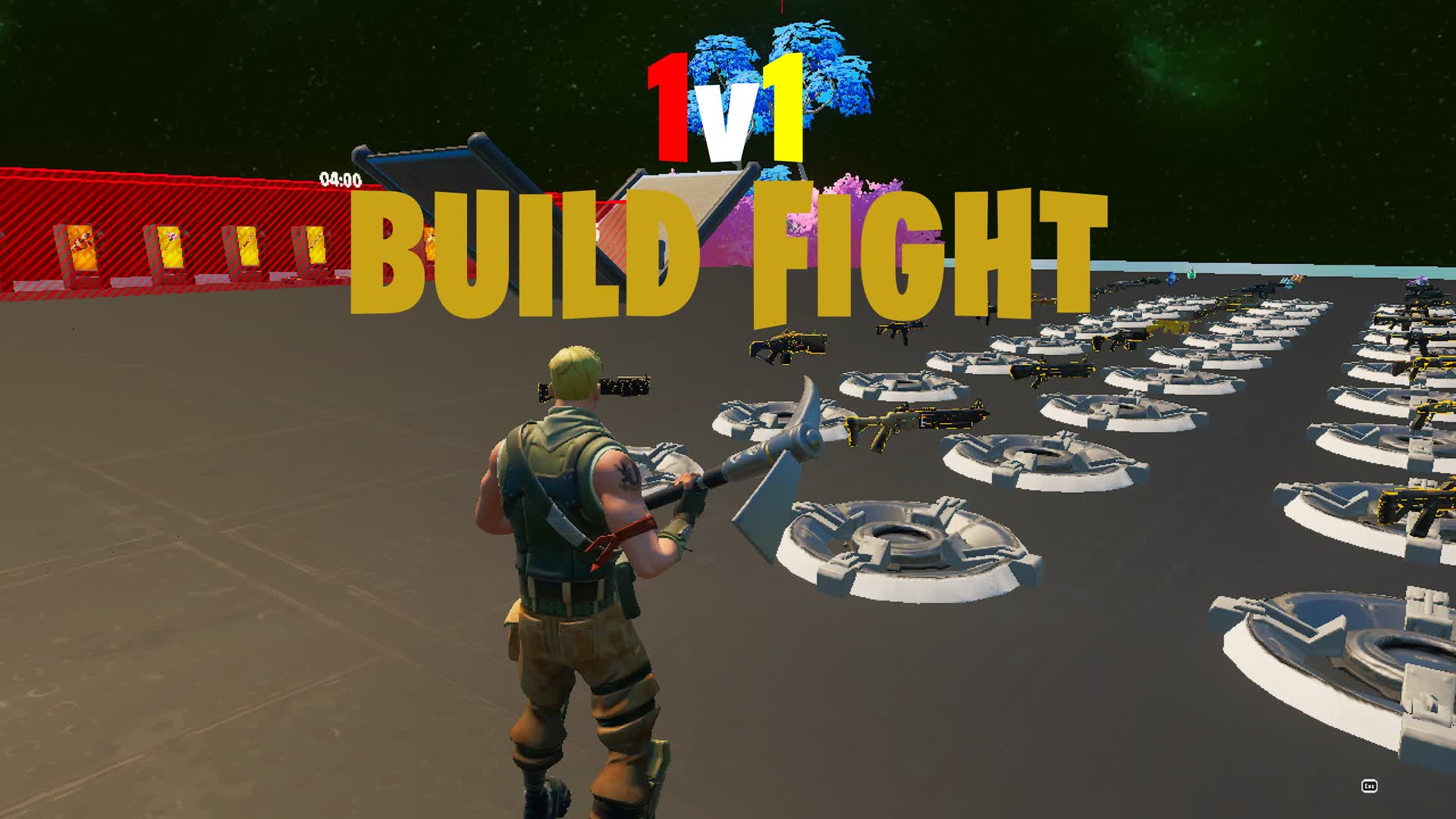 2TOP 1v1 BUILD FIGHT (RARE WEAPON)