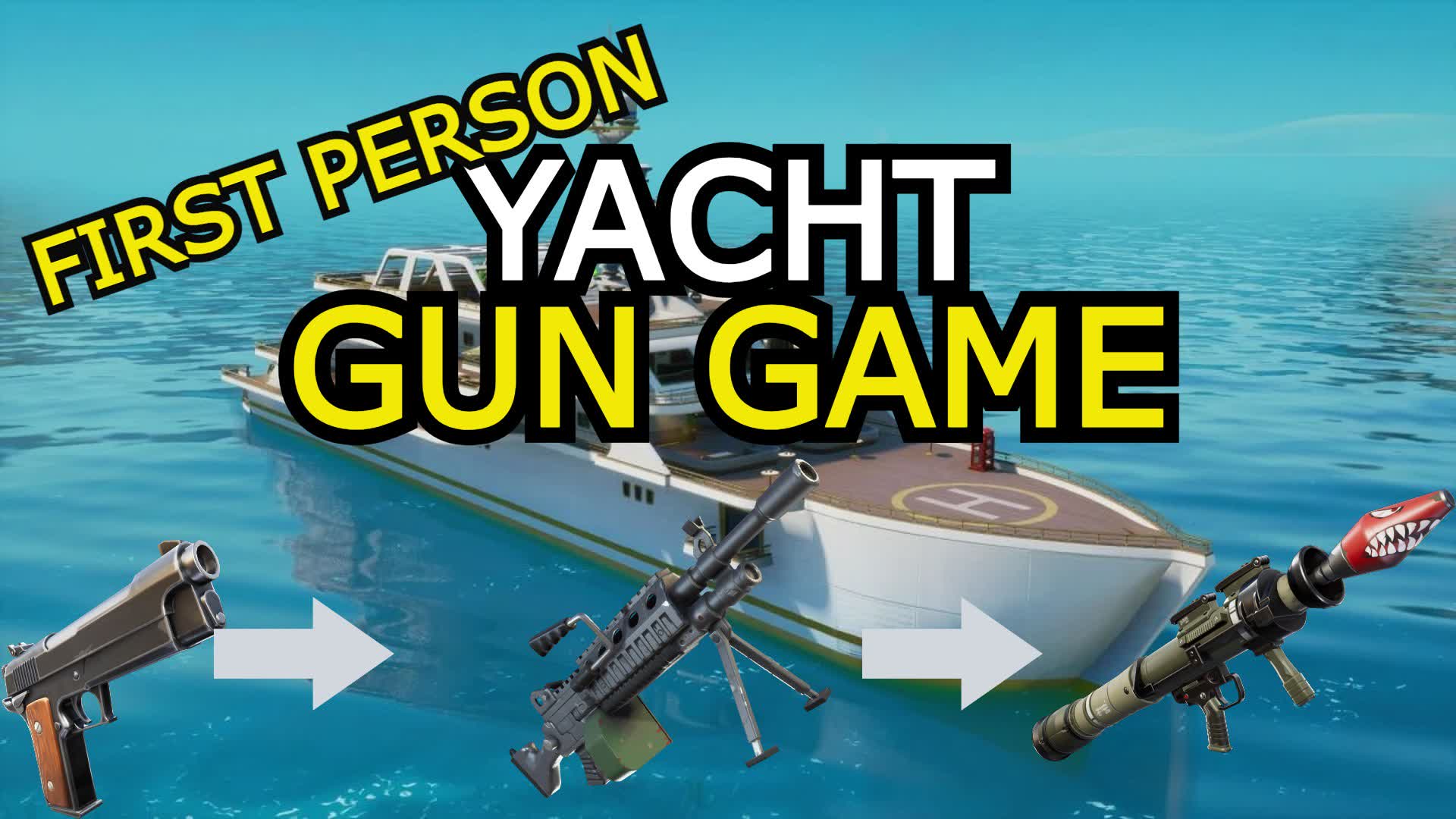 FIRST PERSON YACHT GUN GAME