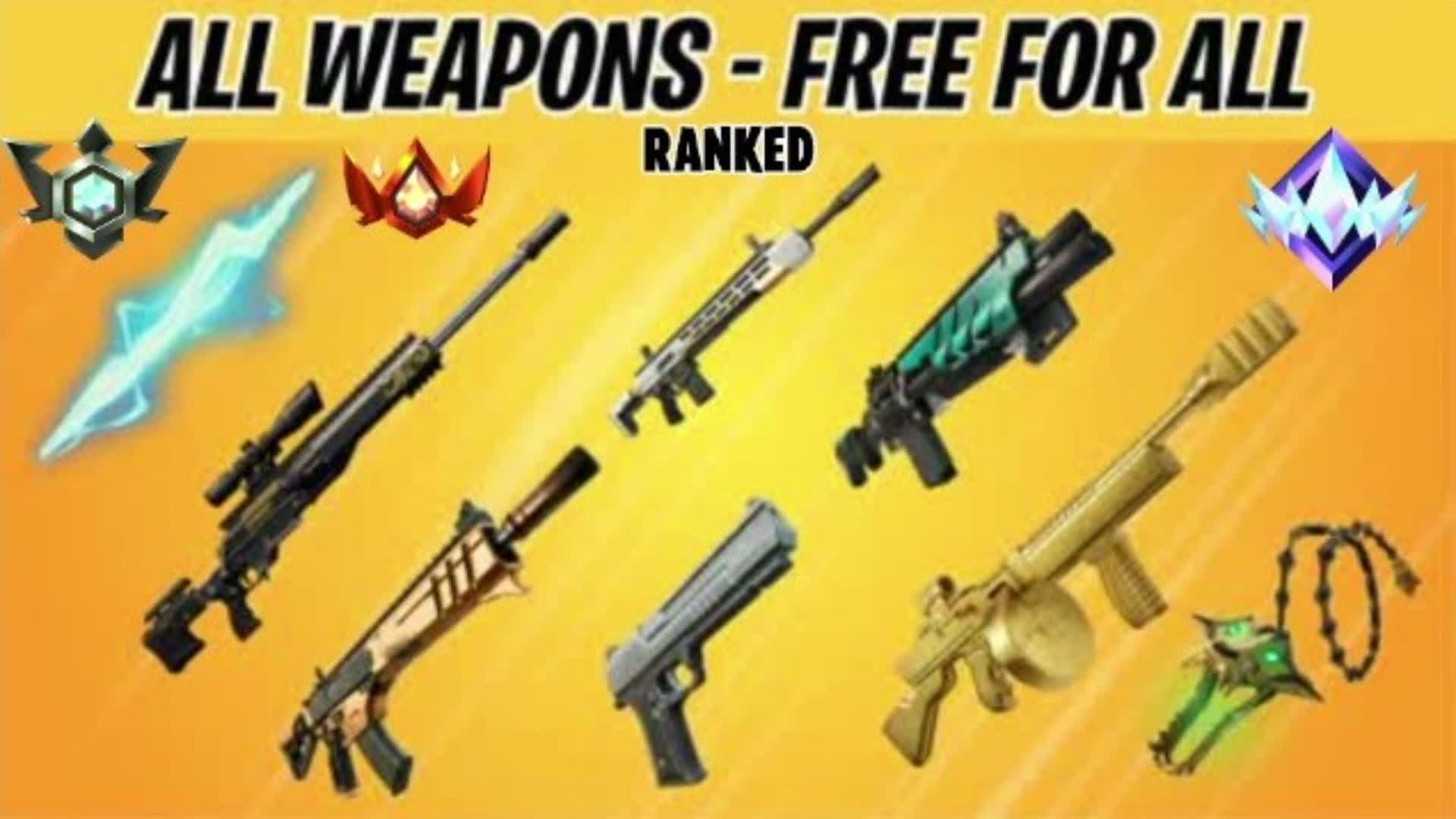 ALL WEAPONS RANKED - FREE FOR ALL ⭐️