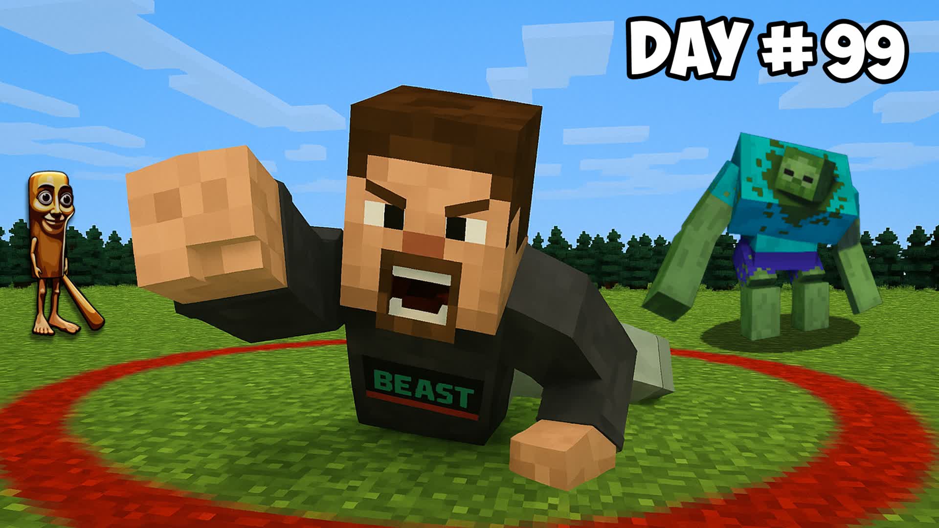 100 DAYS IN FORTCRAFT 🧟