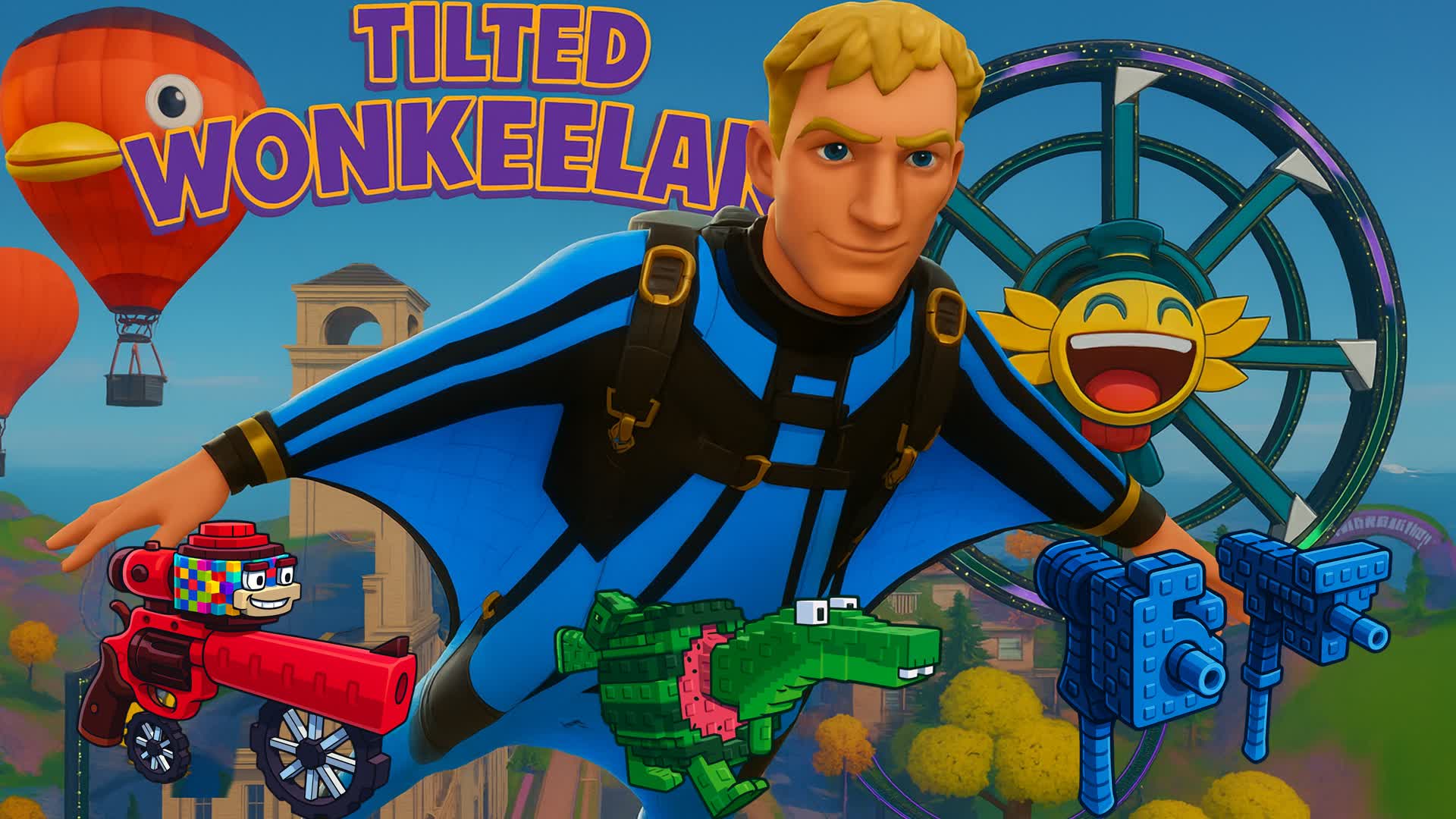 WONKEELAND TILTED GUN GAME