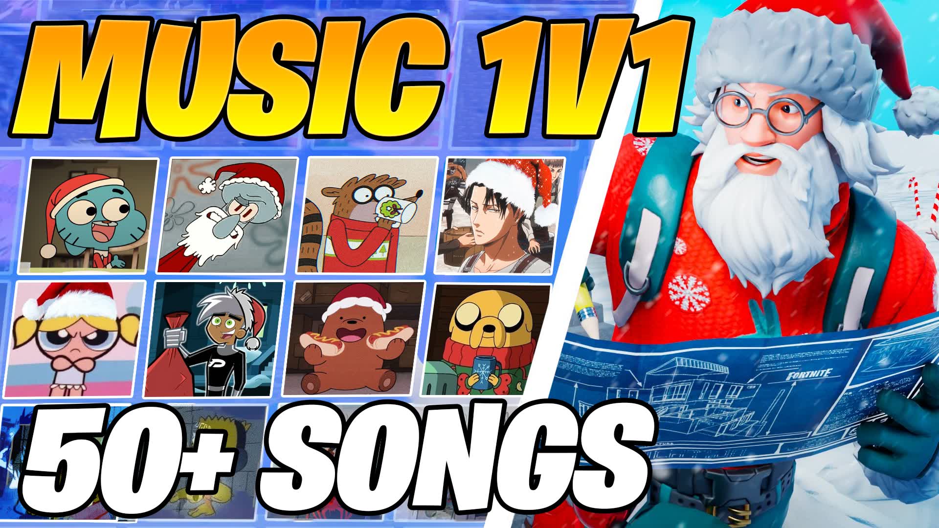 🎅 CHRISTMAS 1v1 🎵  [50+ SONGS]