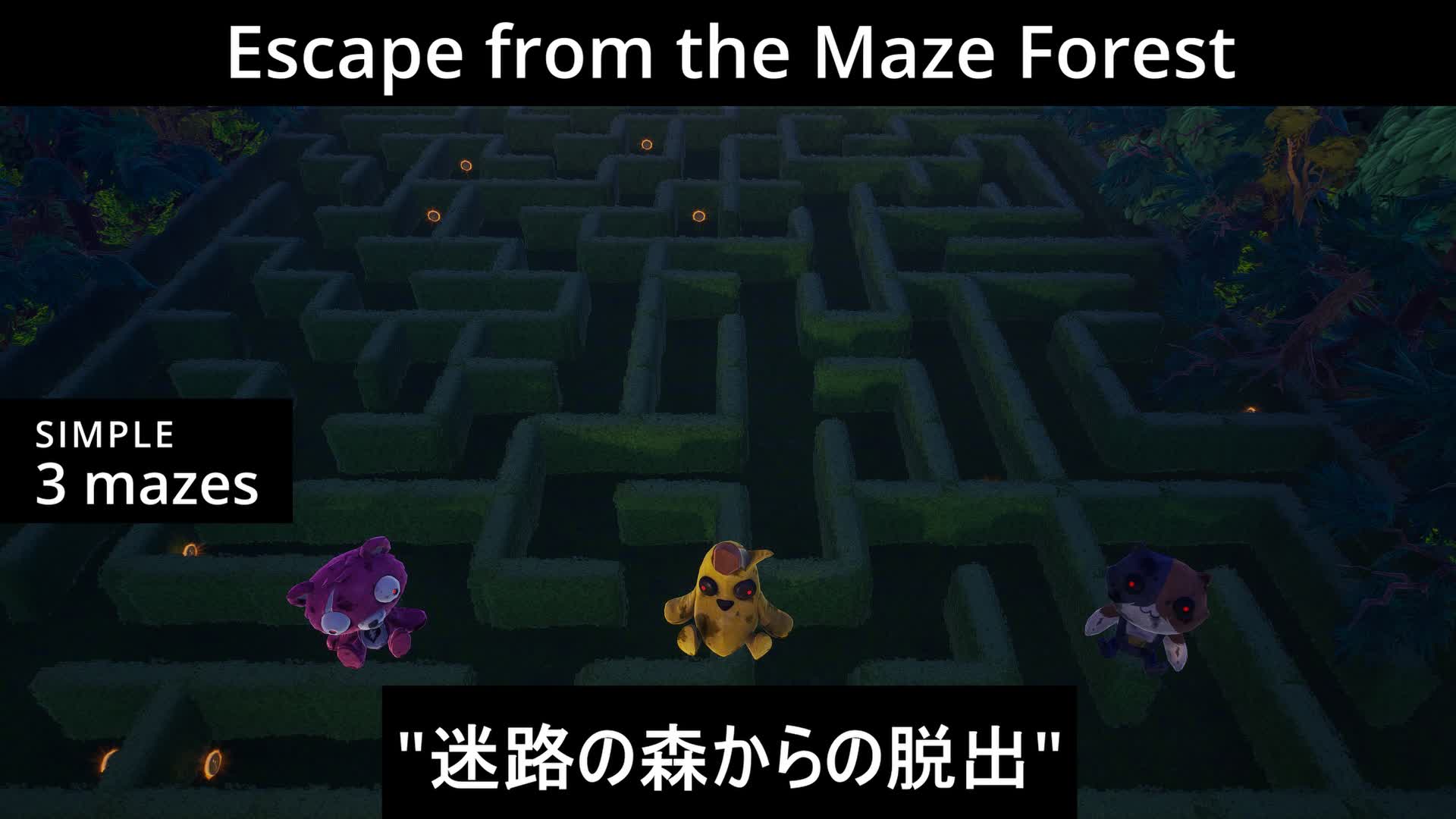 Escape from the Maze Forest 迷路の森からの脱出
