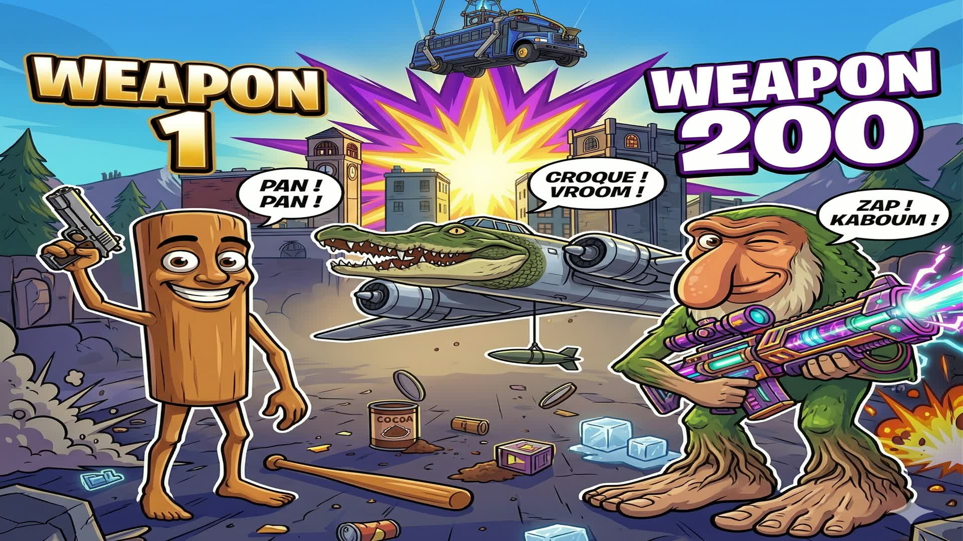 BRAINROT GUN GAME - ALL WEAPONS