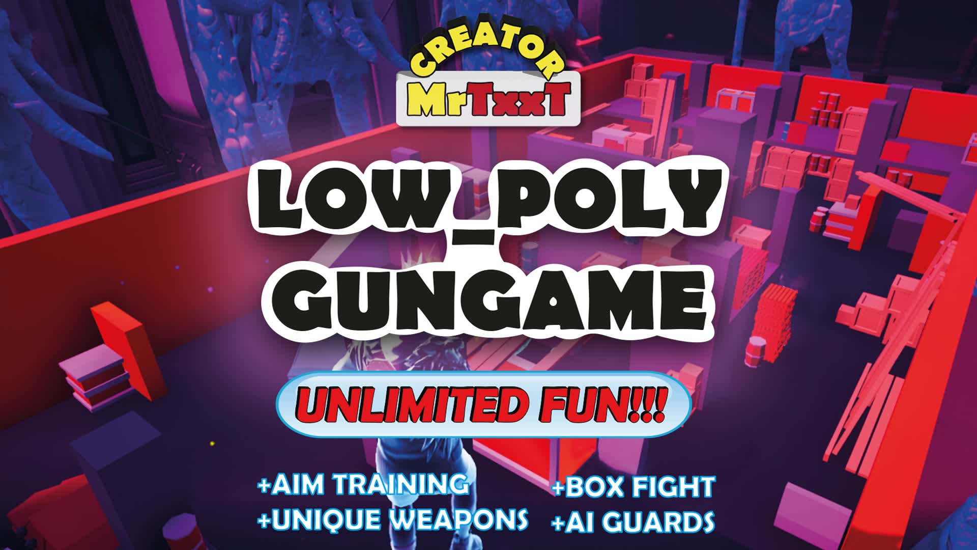 Low_Poly GunGame Box Fight