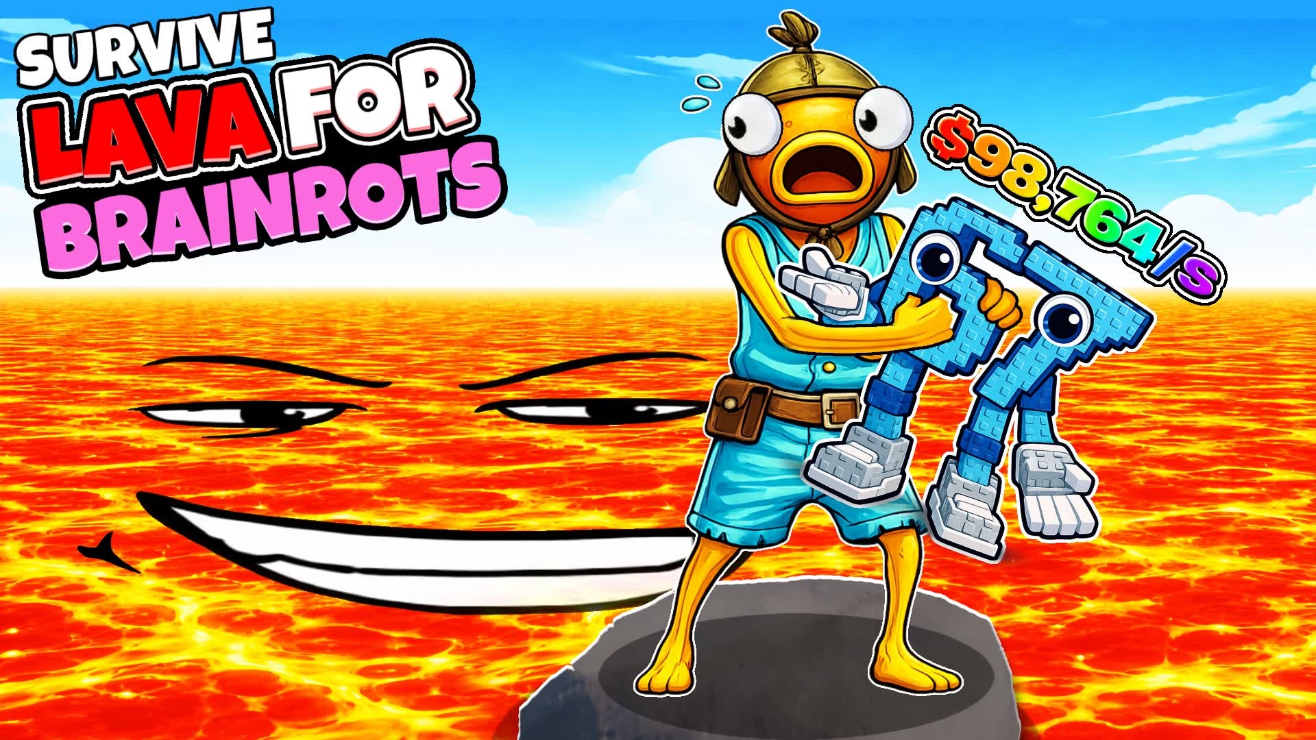 Survive Lava For Brainrots [UPDATED]
