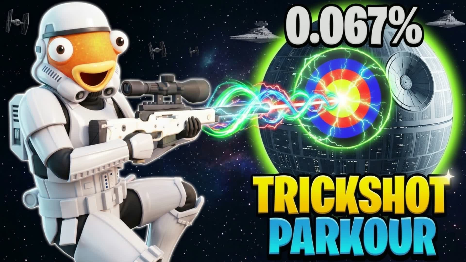 🎯Star Wars Trickshot Parkour🎯(80lvl)⭐️