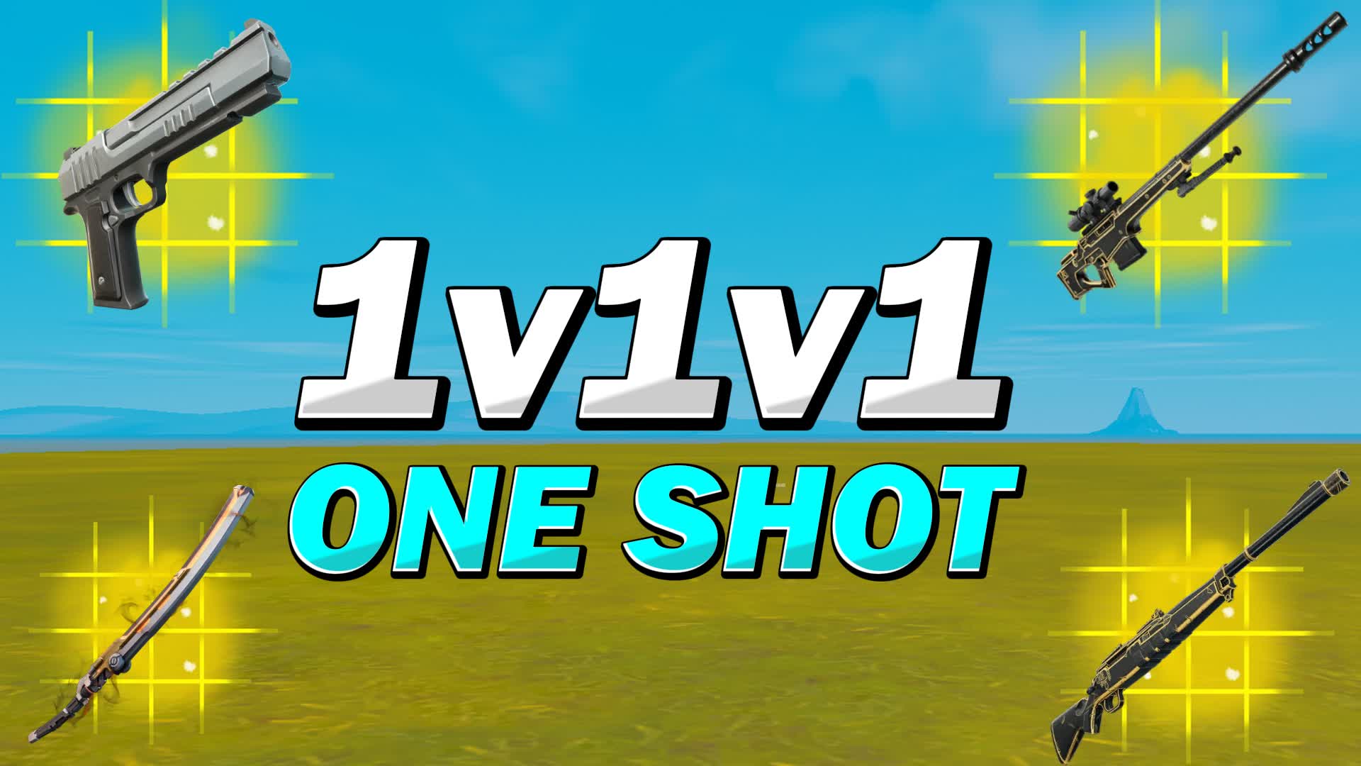 1v1v1 ONE SHOT RELOAD FREE FOR ALL