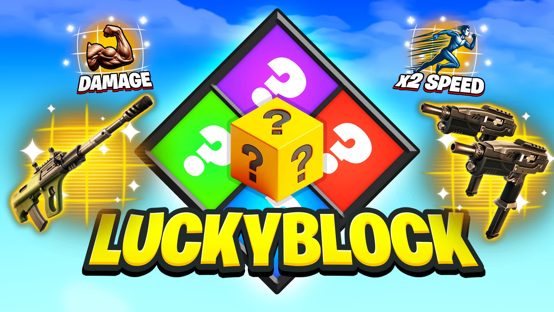 LUCKY BLOCK | RED VS BLUE