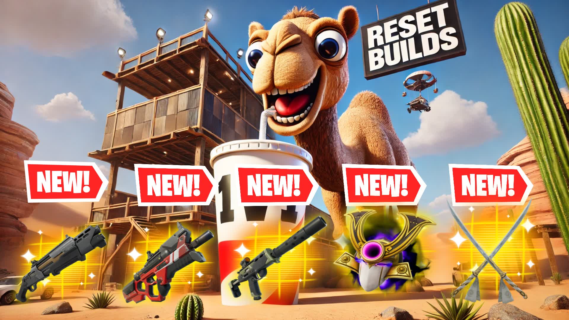 Desert 1v1 Build Fight🐪