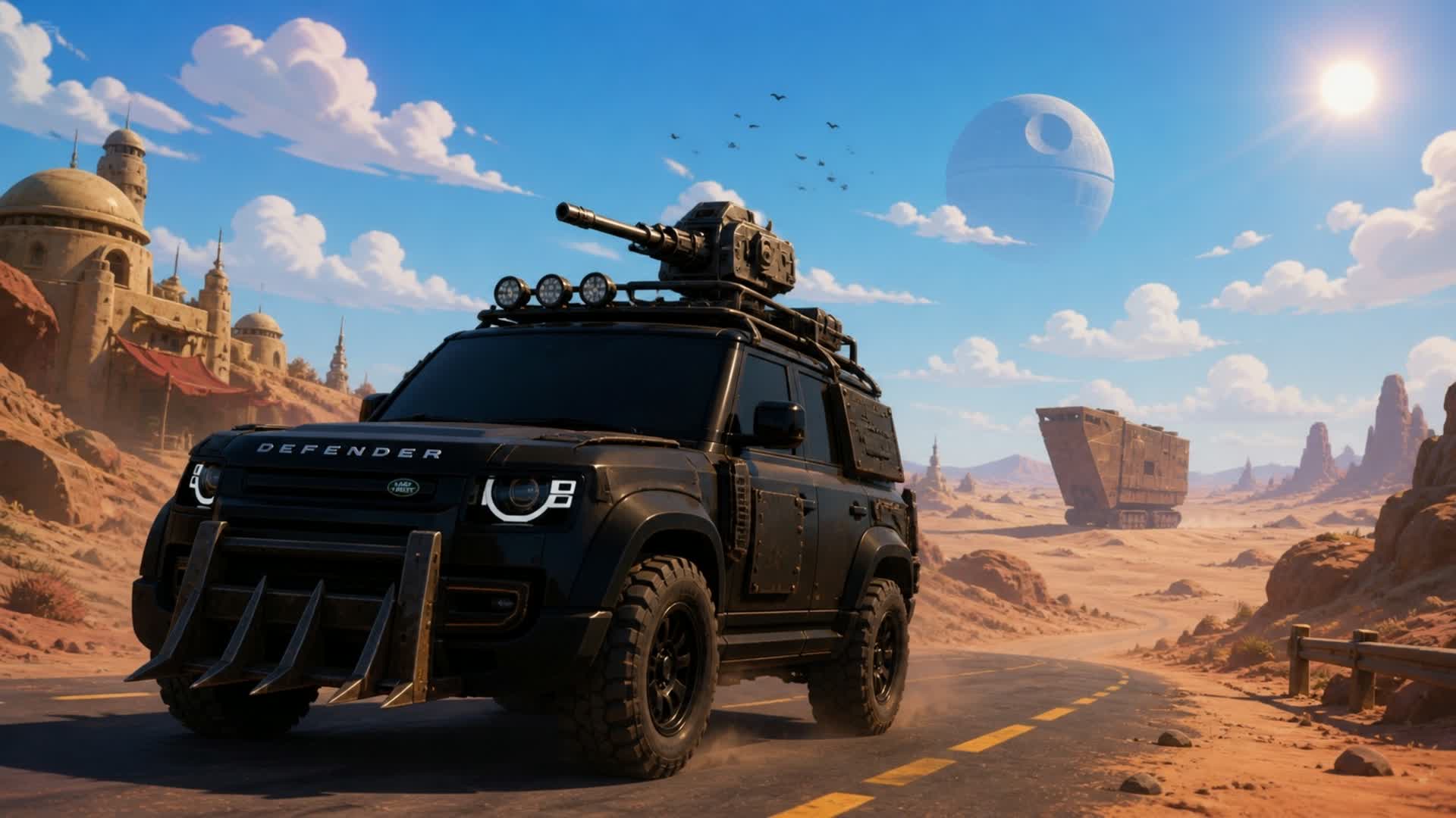Star Wars: Tatooine Drive 🚗 FFA Zombies