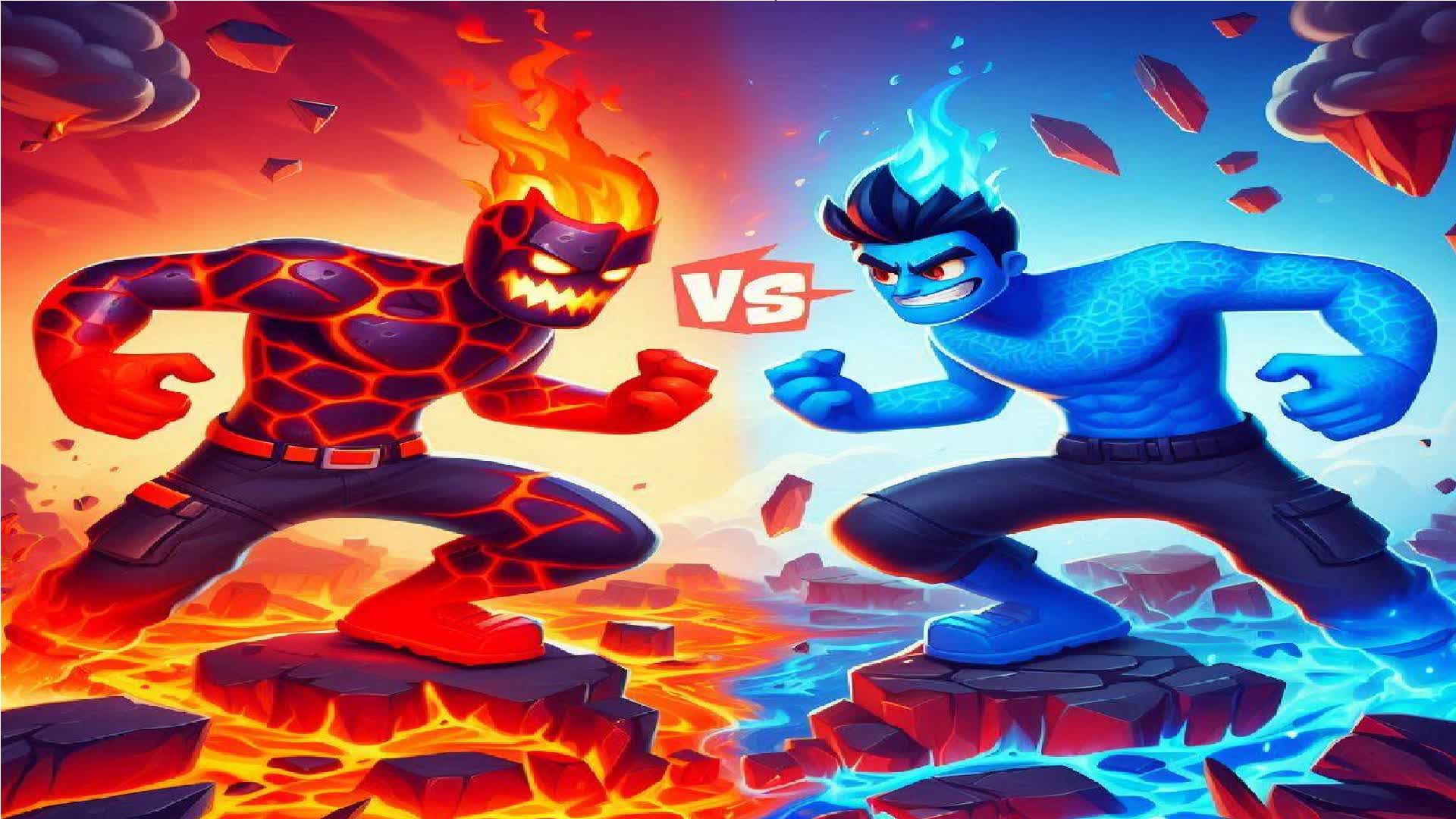 LAVA RED VS BLUE 🔴🌋🔵 (NEW)