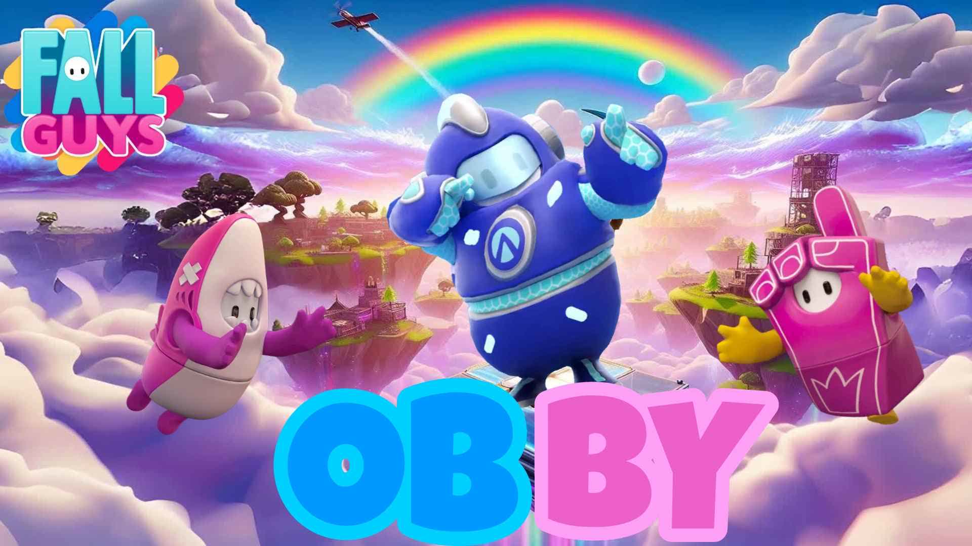 🌄 FALLGUYS OBBY 🌄 EASY+HARD