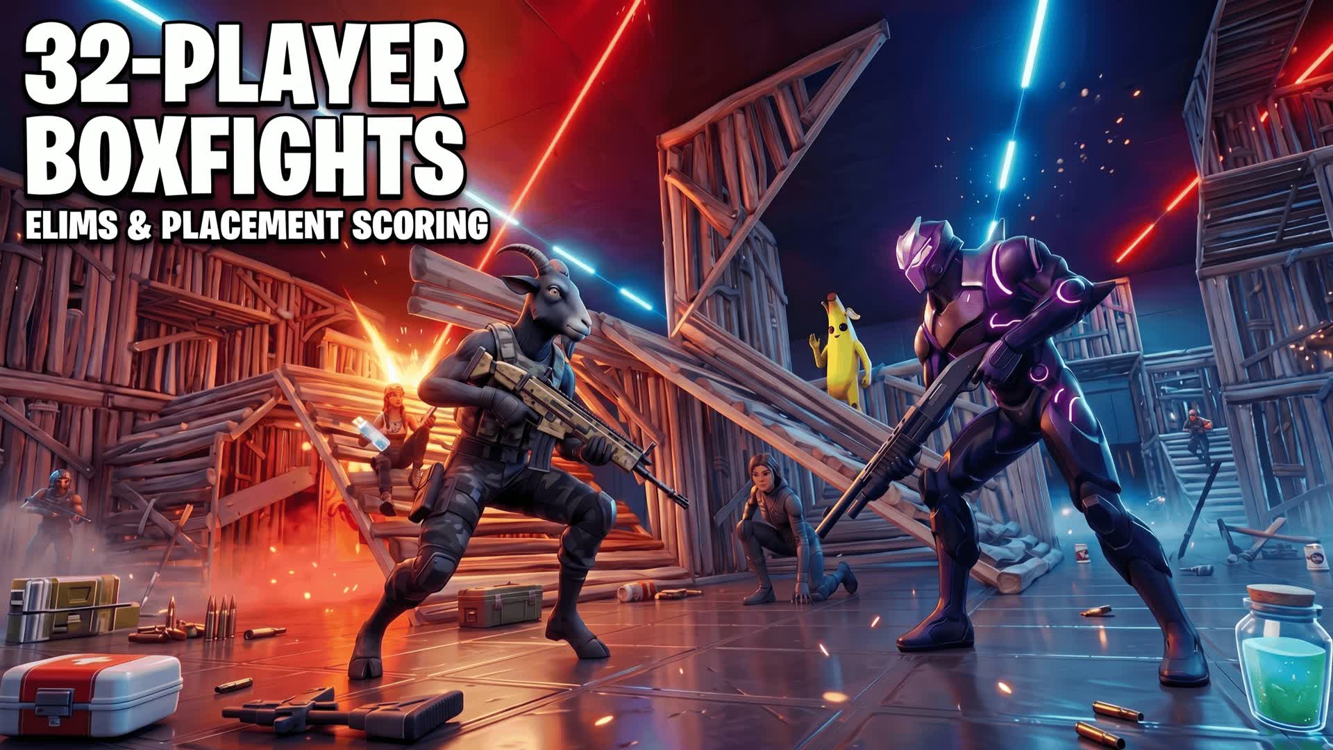 32 PLAYER BOX PVP WITH PLACEMENT POINTS