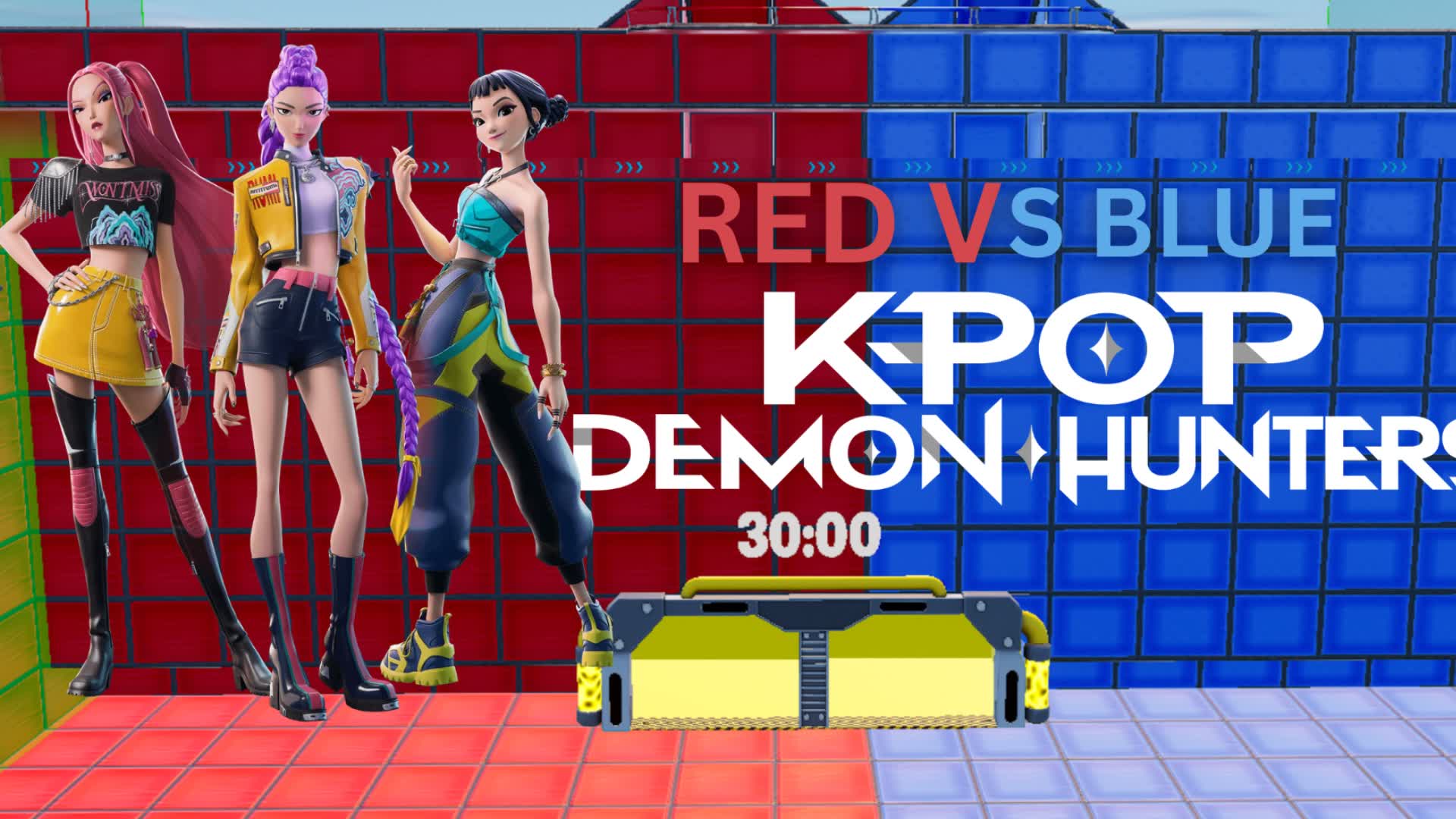 Red Vs Blue Kpop Demon Hunters Huntrix
