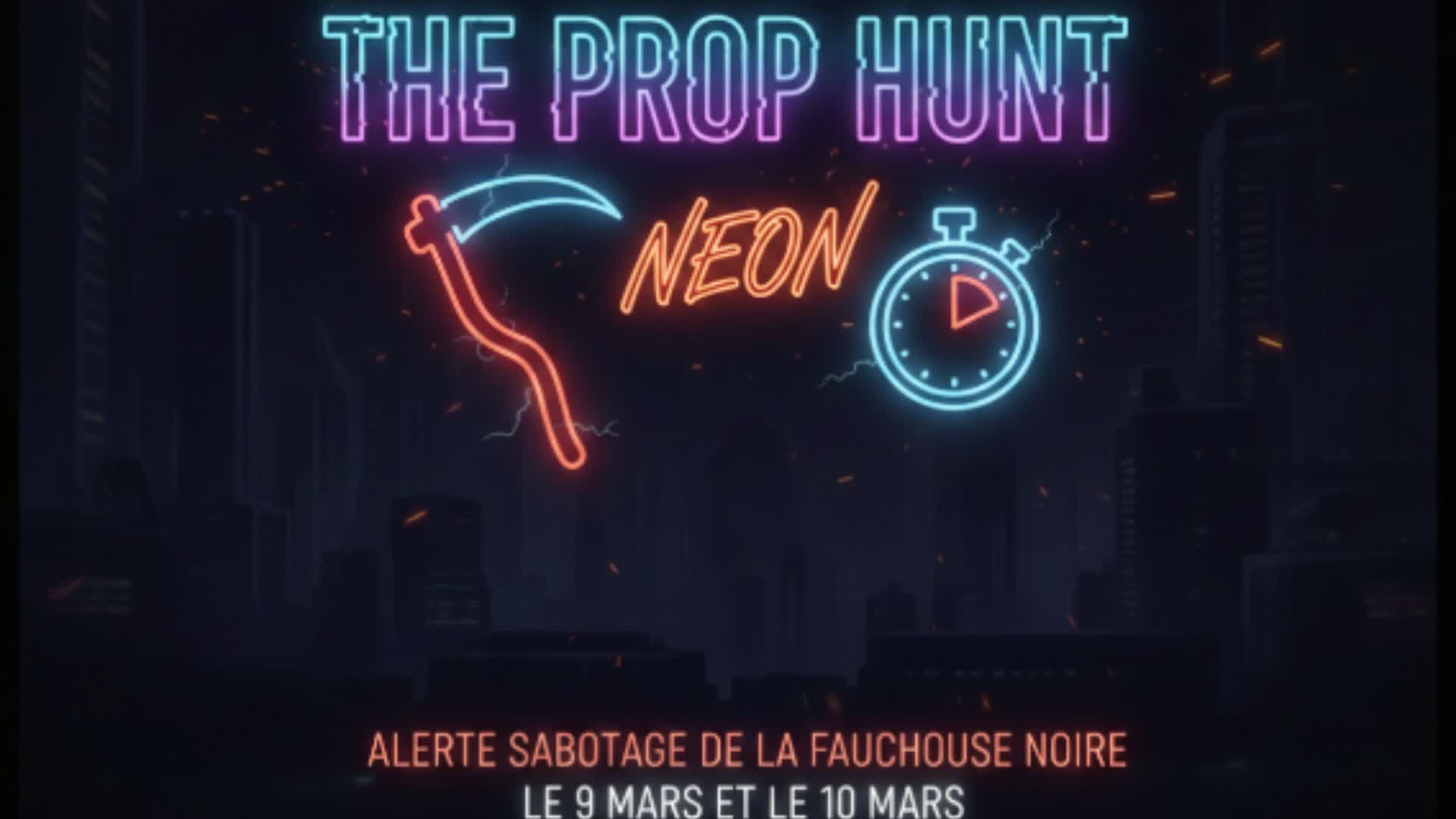 The Prop Hunt Neon