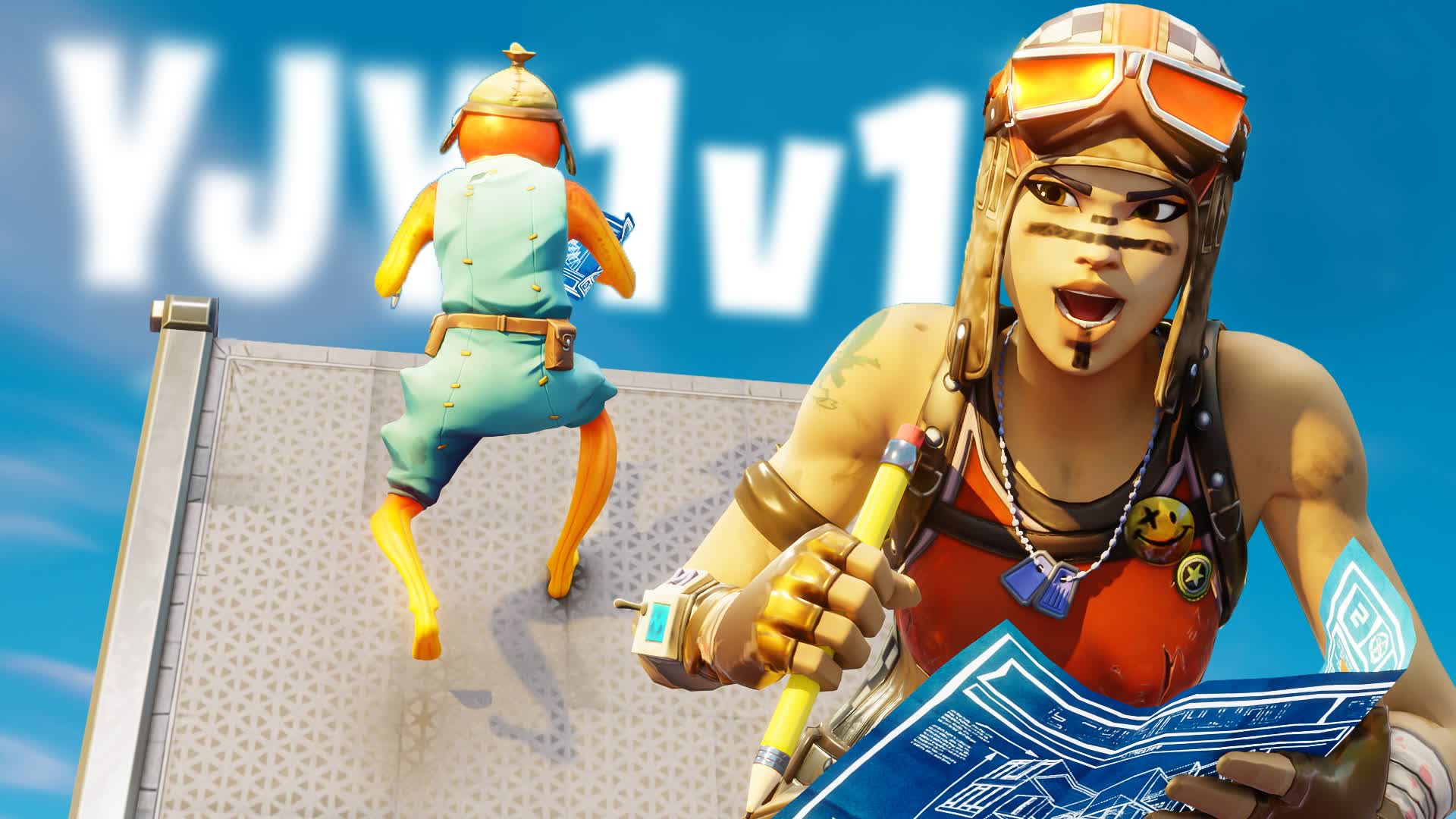 1v1 BUILD FIGHT ماب فيصل يجي