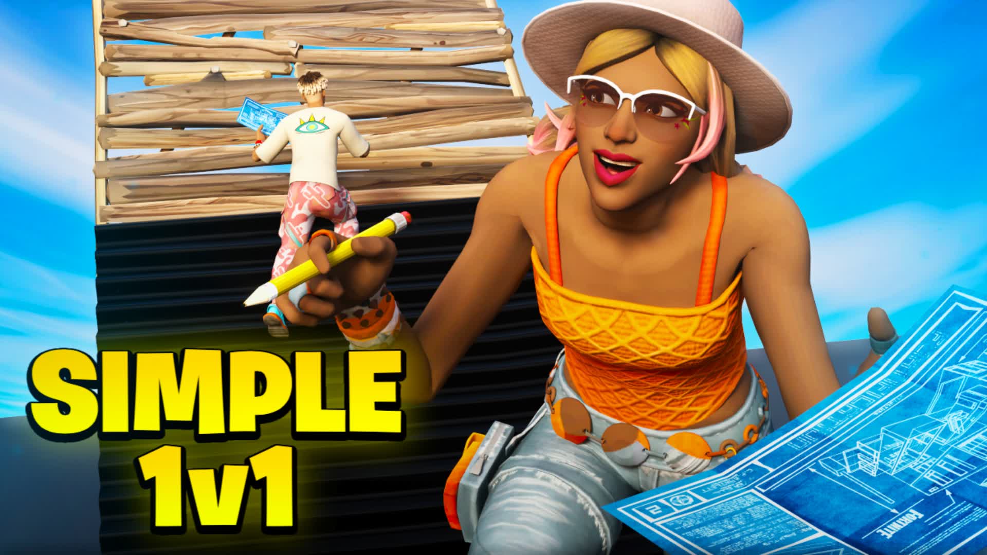 1V1 BUILD FIGHTS [SIMPLE 1V1]