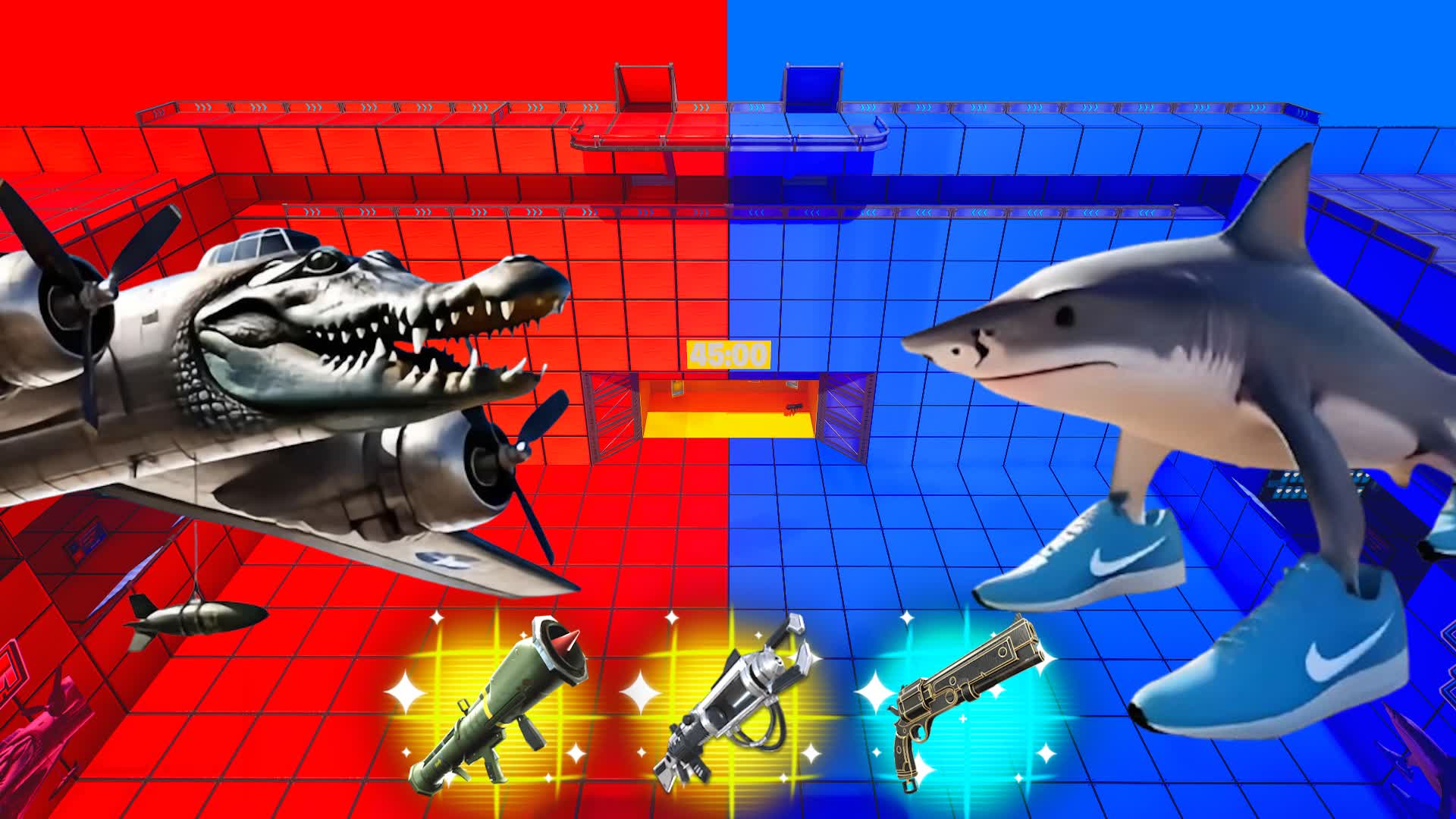 TRALALERO VS BOMBARDINO RED VS BLUE 🔴🔵