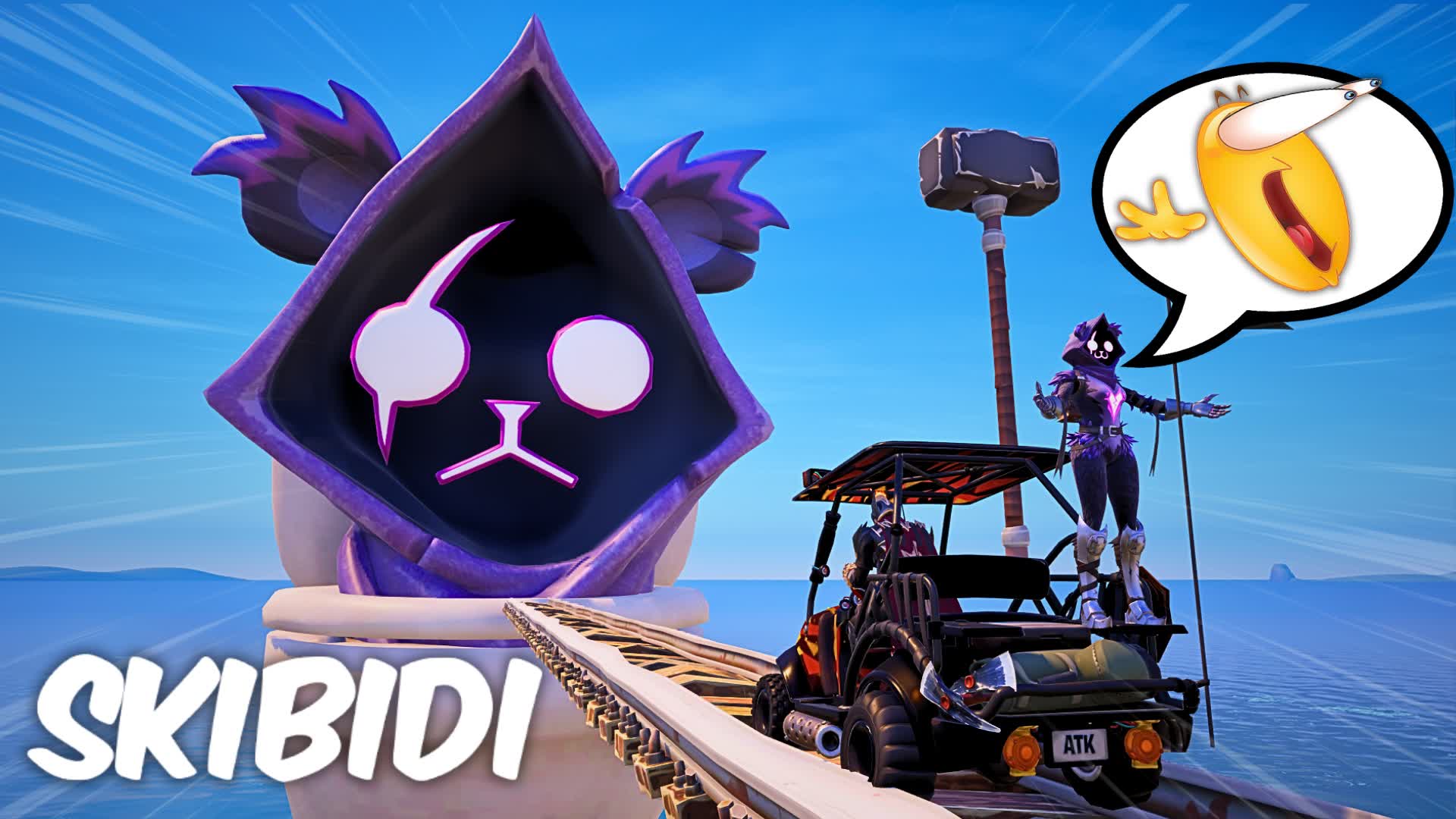 Cart Ride Into Raven Team Leader