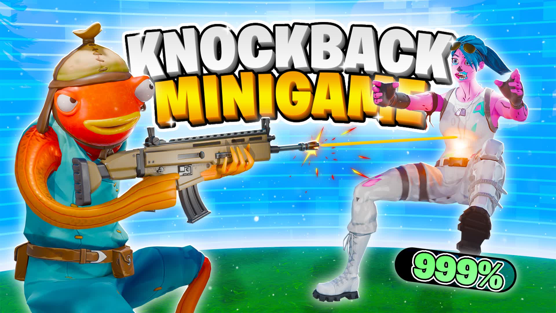 CRAZY KNOCKBACK 👑 MINIGAME