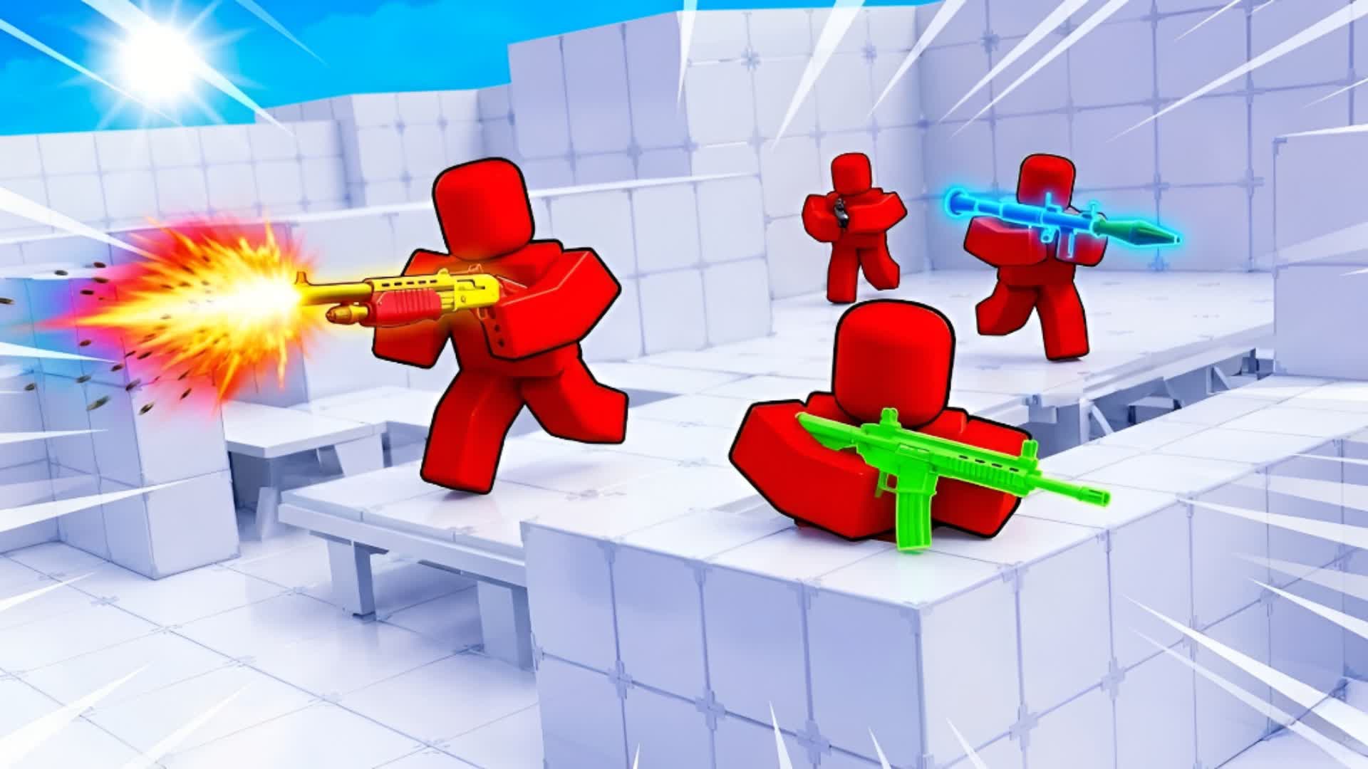 ICONIC RED VS BLUE 🔴🔵 EVERY GUNS 🎯