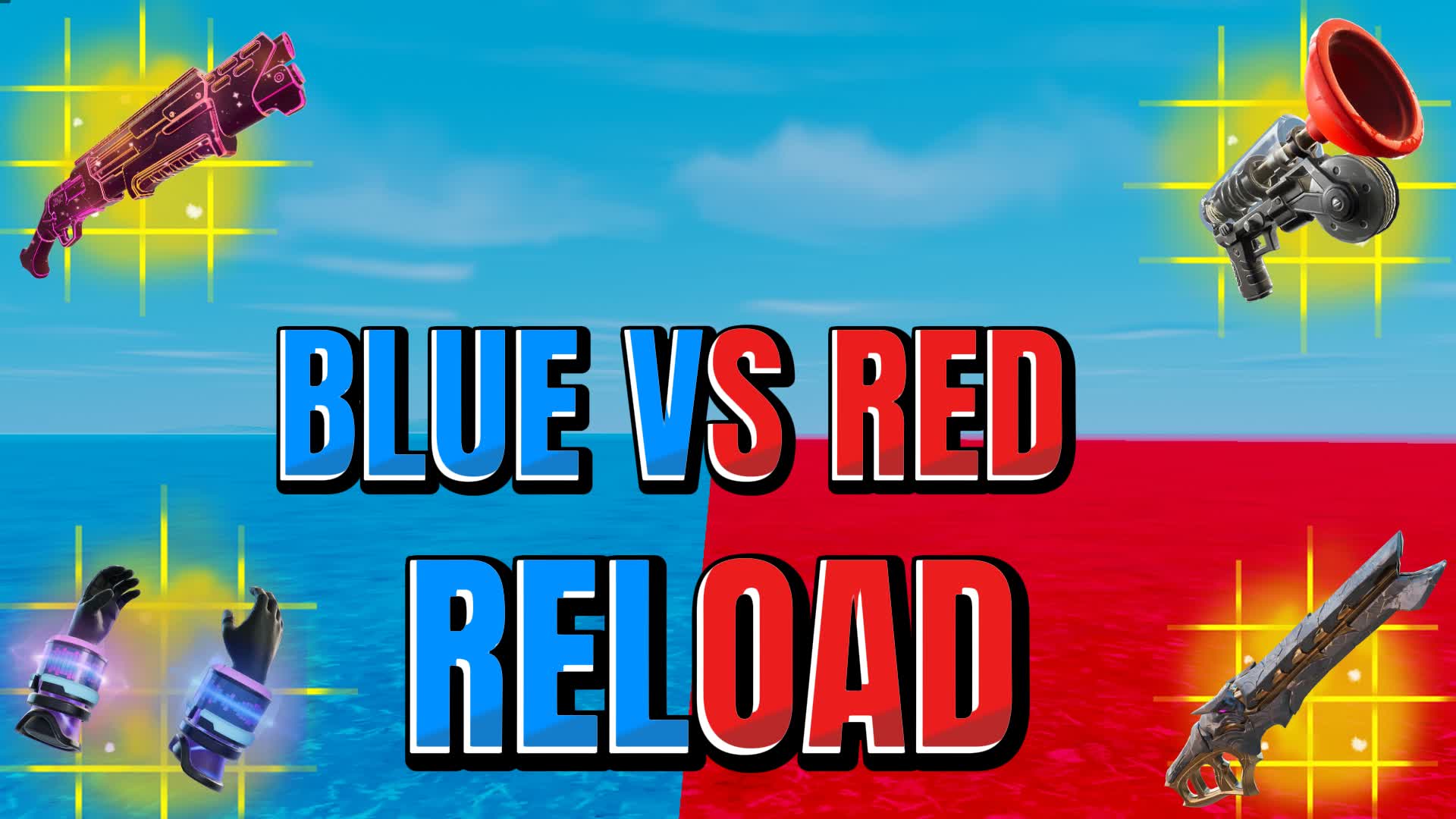 BLUE VS RED REALISTIC RELOAD