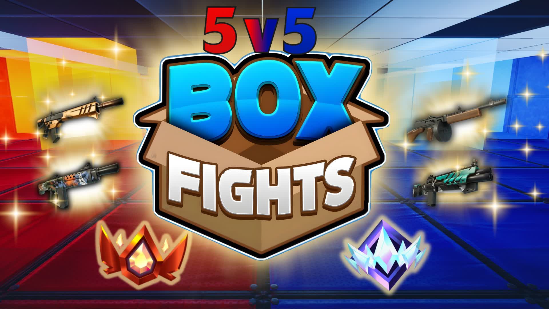 5V5 BIG TEAM BATTLE 🔴🔵📦