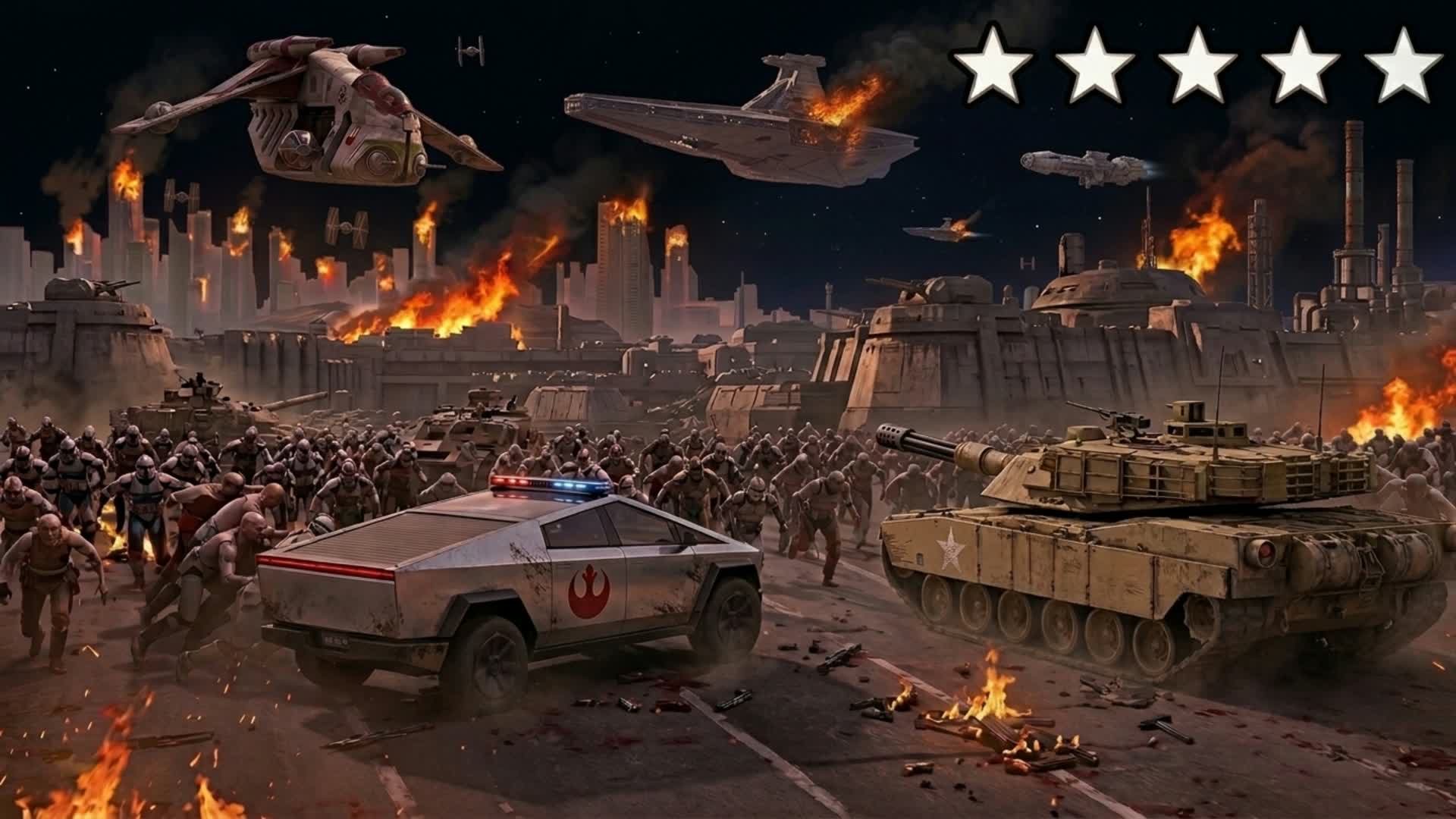 STAR WARS ZOMBIE TRAP DEFENSE DRIVING