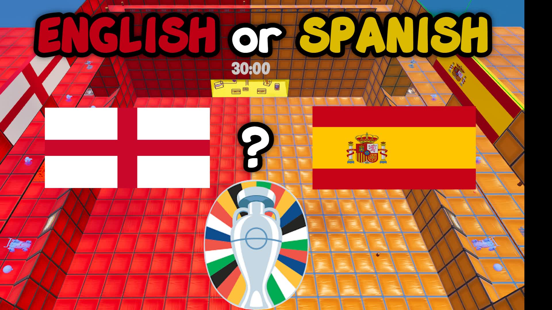 ENGLISH RED VS YELLOW SPANISH EUROS